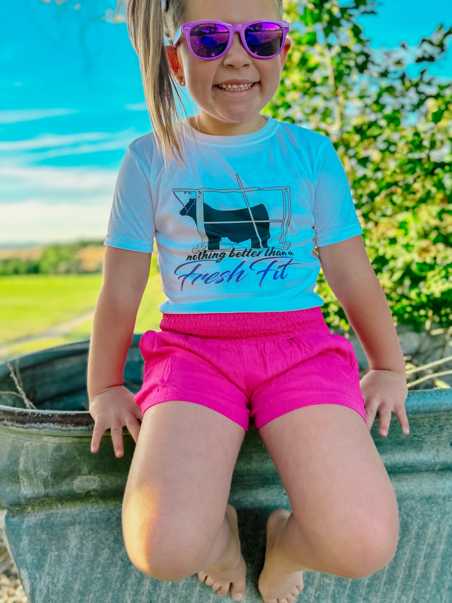 the Pony |Pink| Shorts {littles}