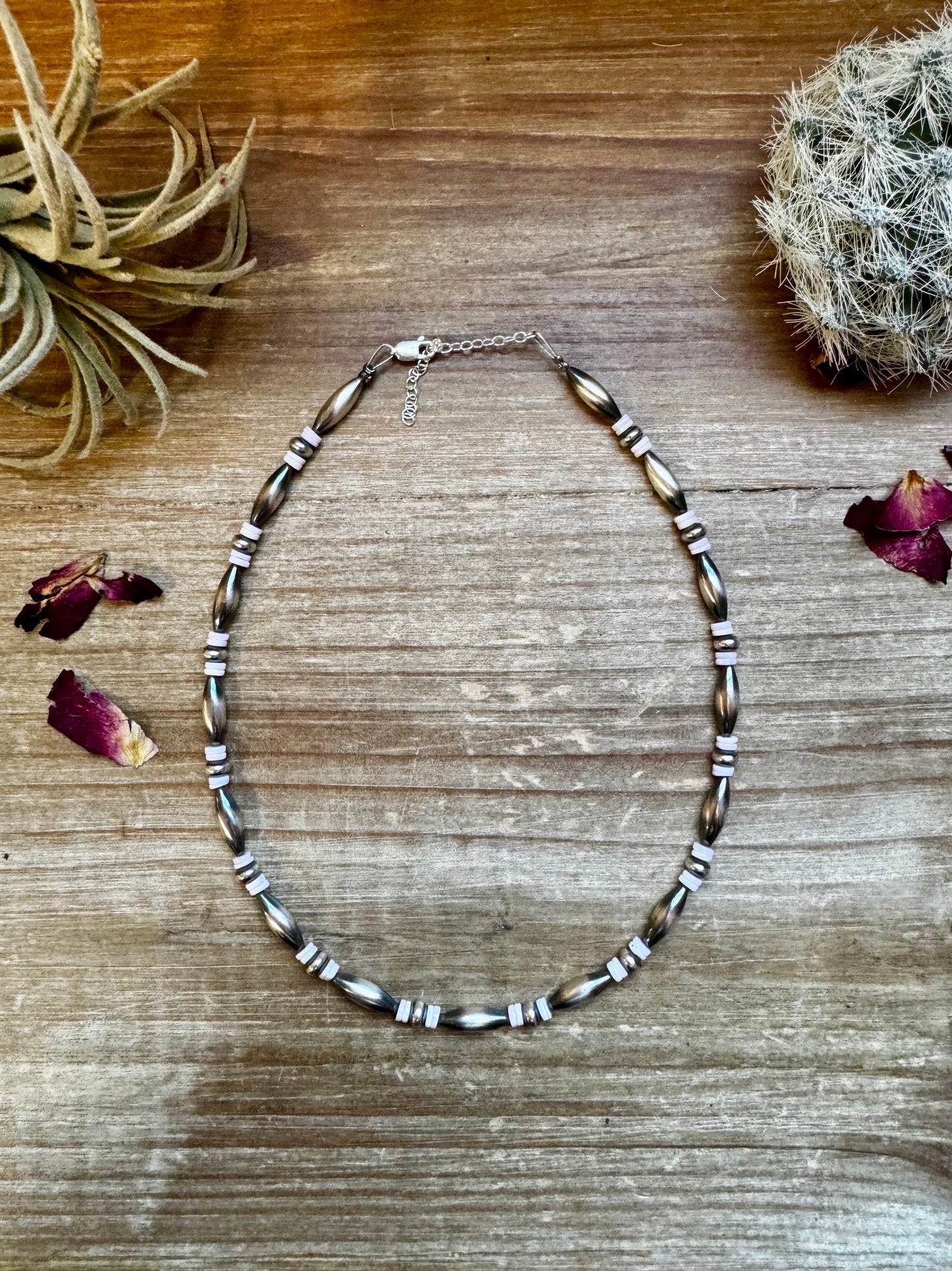 the |sally| Torpedo Choker {SS Pearls + Pink Conch}