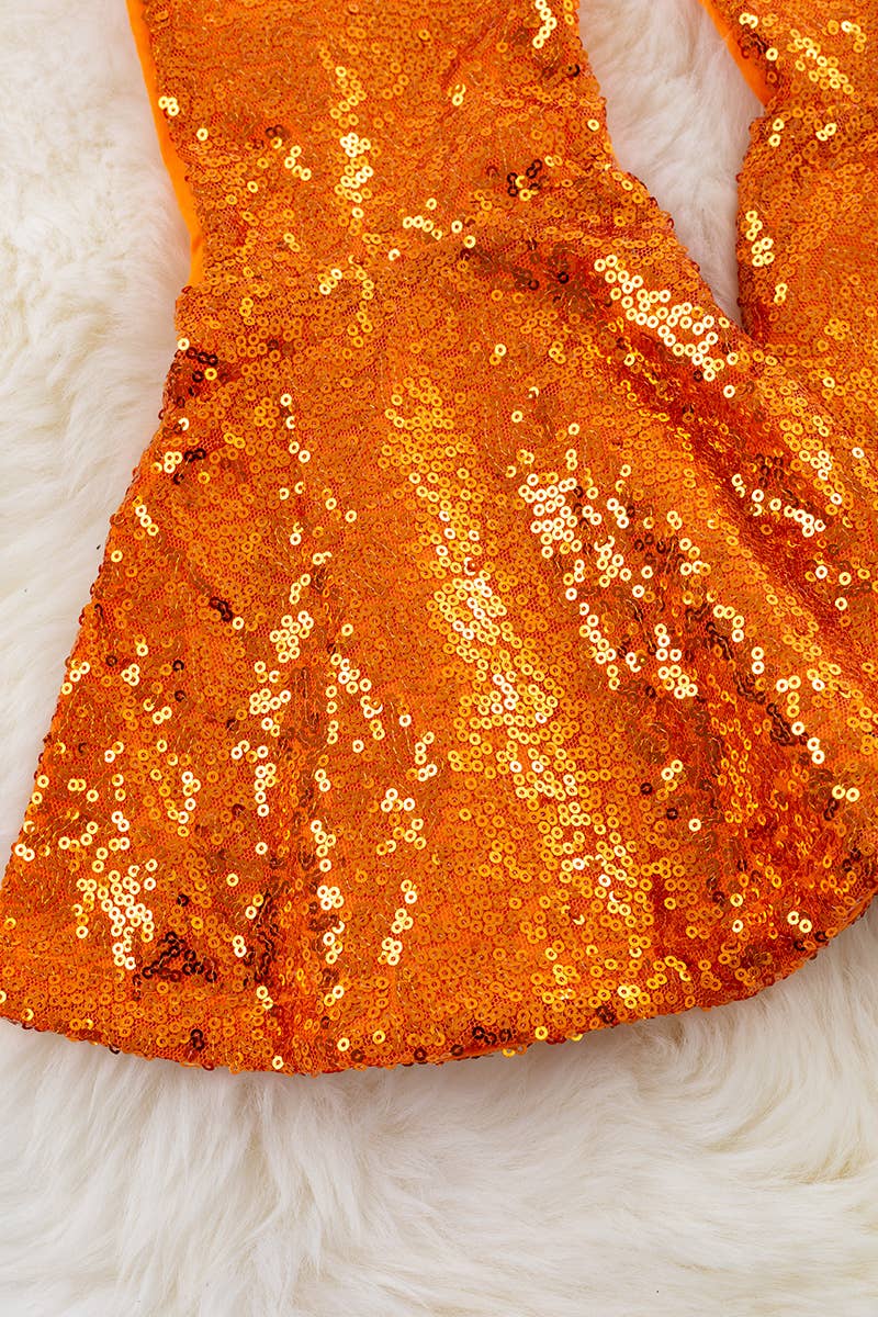 the Lady |Marmalade| Orange Sequin Bells {littles}