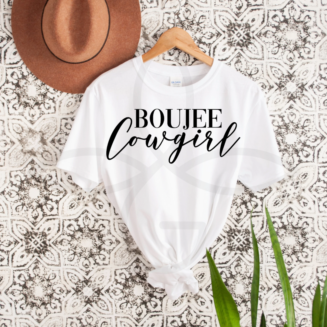 the Boujee |Cowgirl| onesie + tee