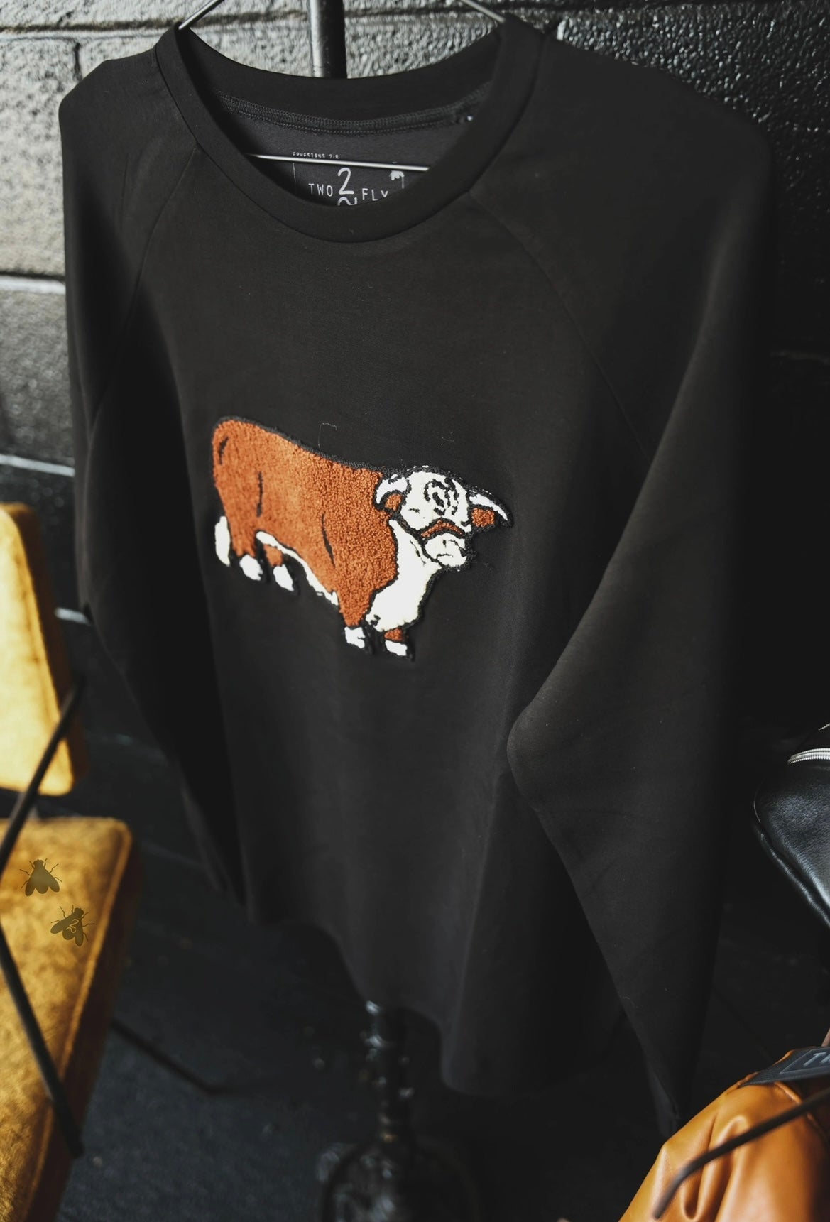 the Here for the |Herefs| Black Long Sleeve {ladies}