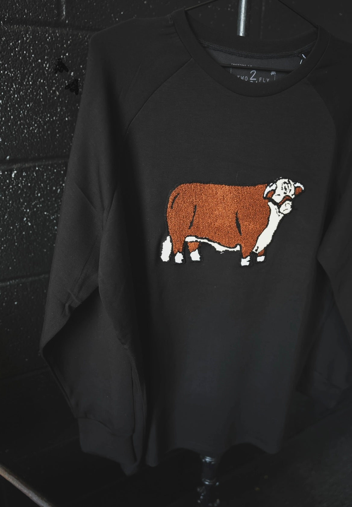 the Here for the |Herefs| Black Long Sleeve {ladies}