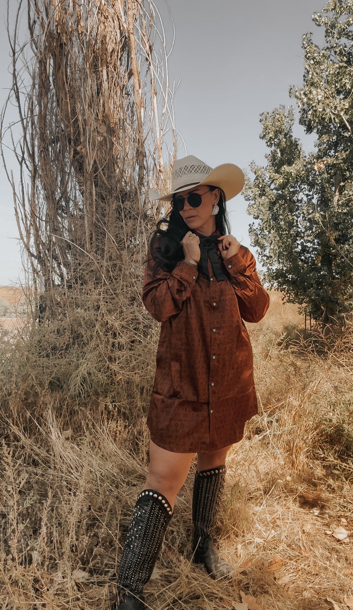 the Makers |Mark| Satin Button Up Dress