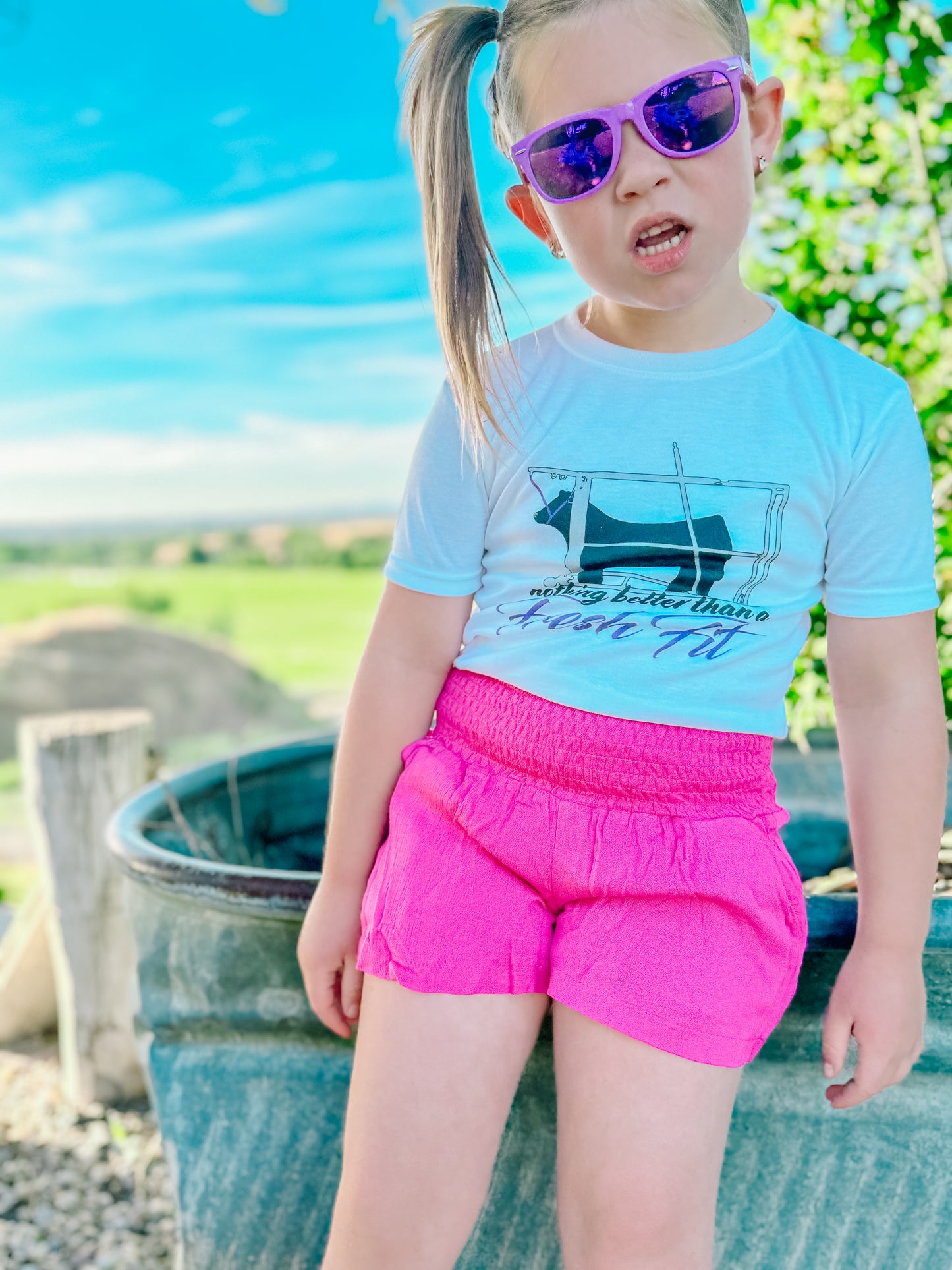 the Pony |Pink| Shorts {littles}