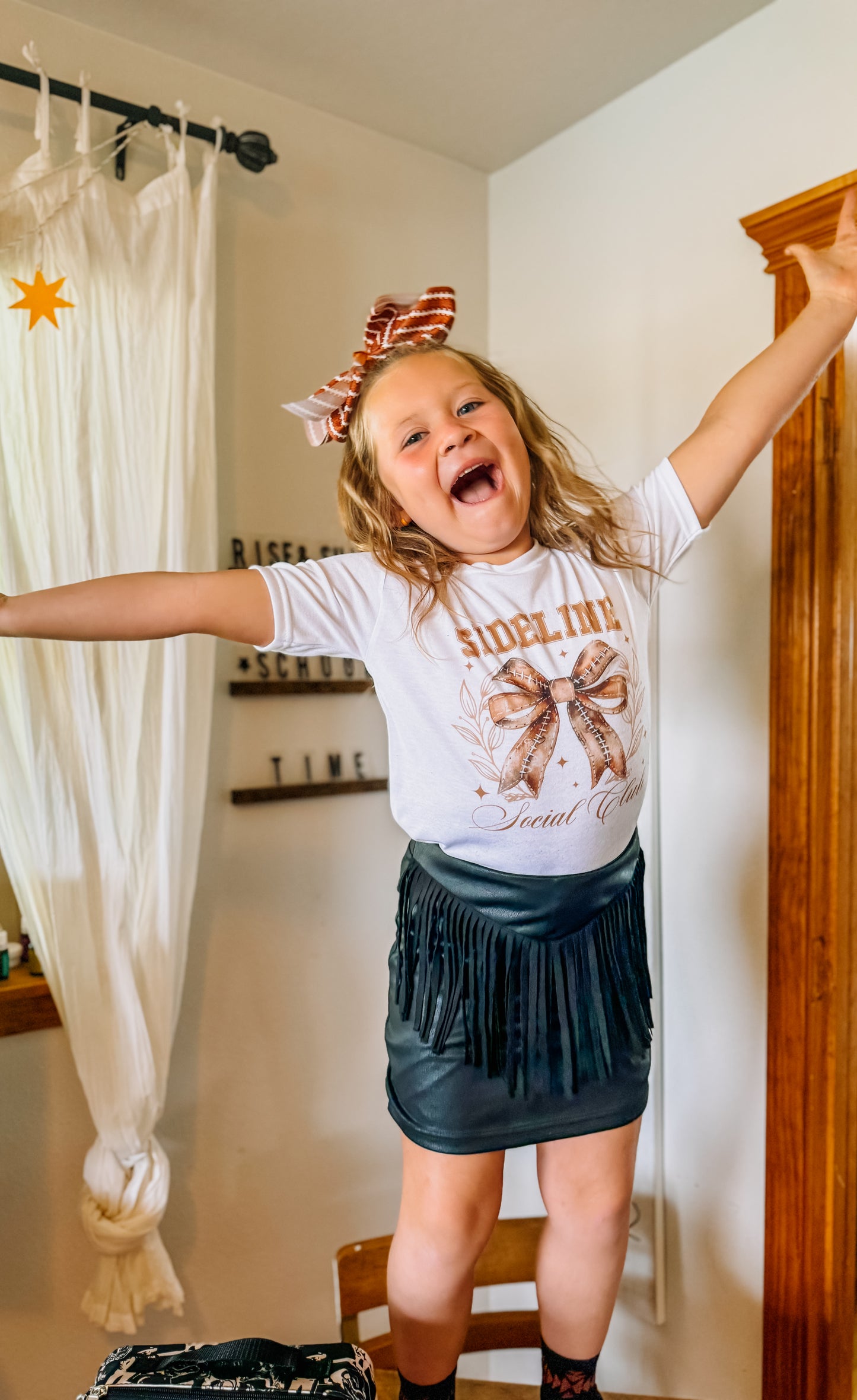 the Round |Up| Skort {kids in tuxedo}