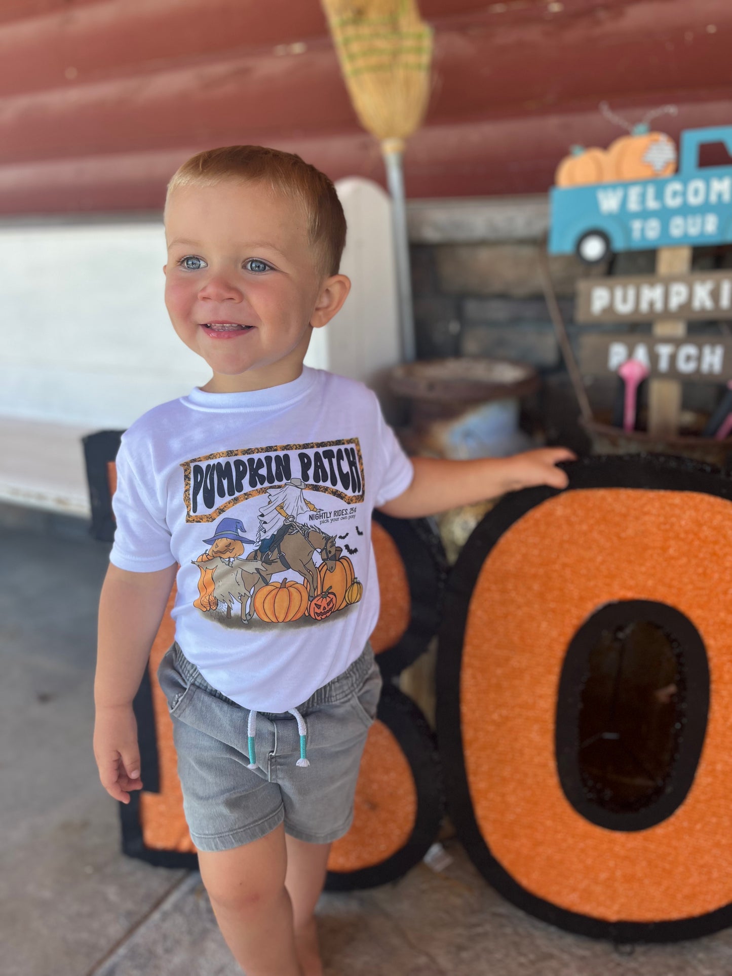 the Pumpkin |Patch| Pony onesie + tee (short or long sleeve)