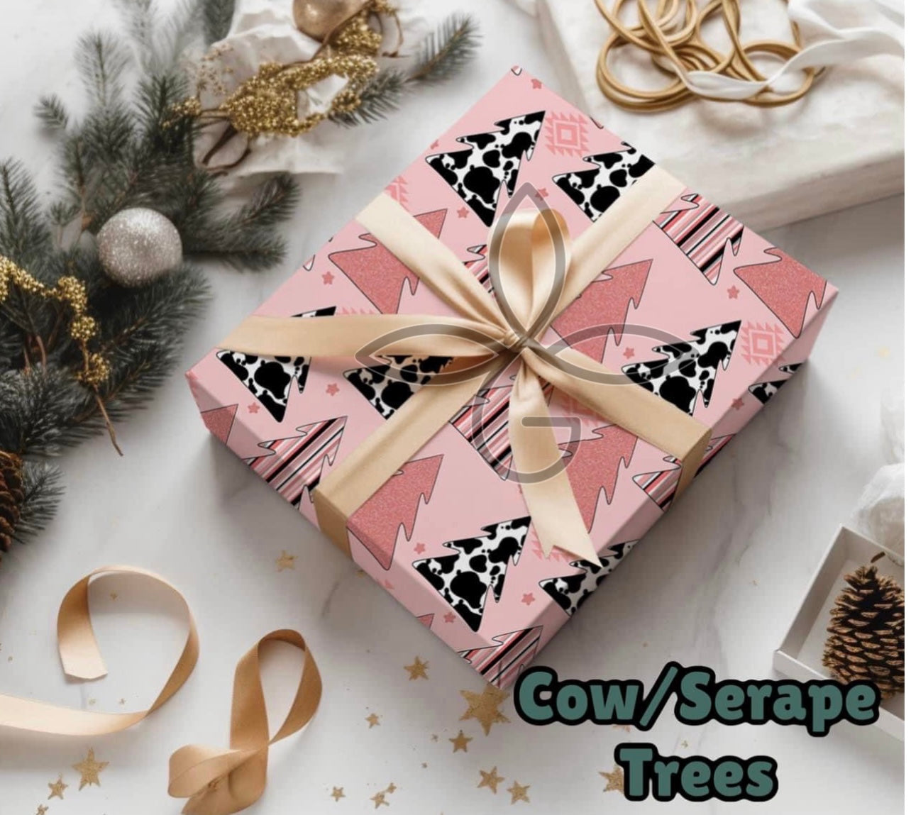 the Western Christmas |Wrapping| Paper