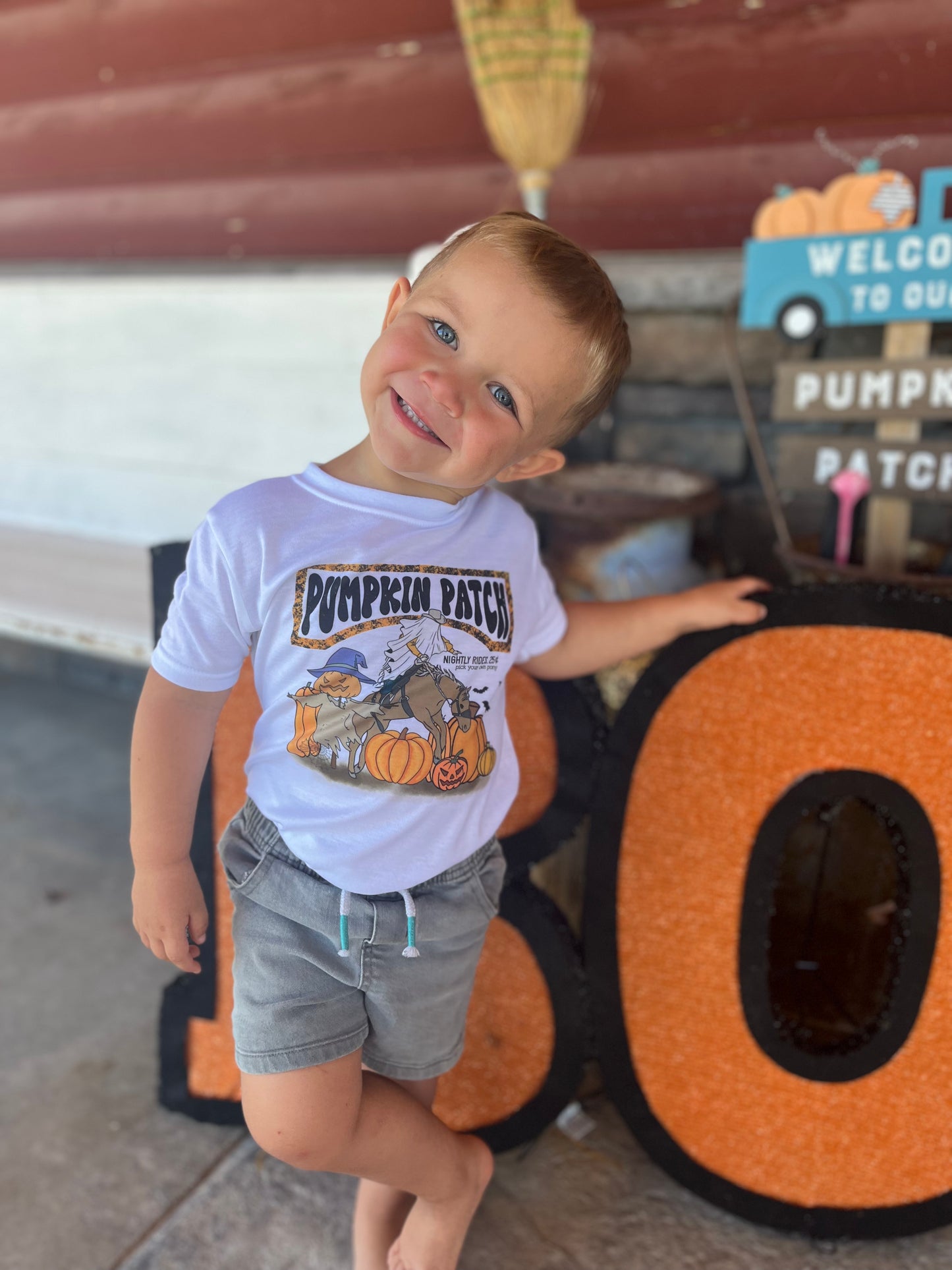 the Pumpkin |Patch| Pony onesie + tee (short or long sleeve)
