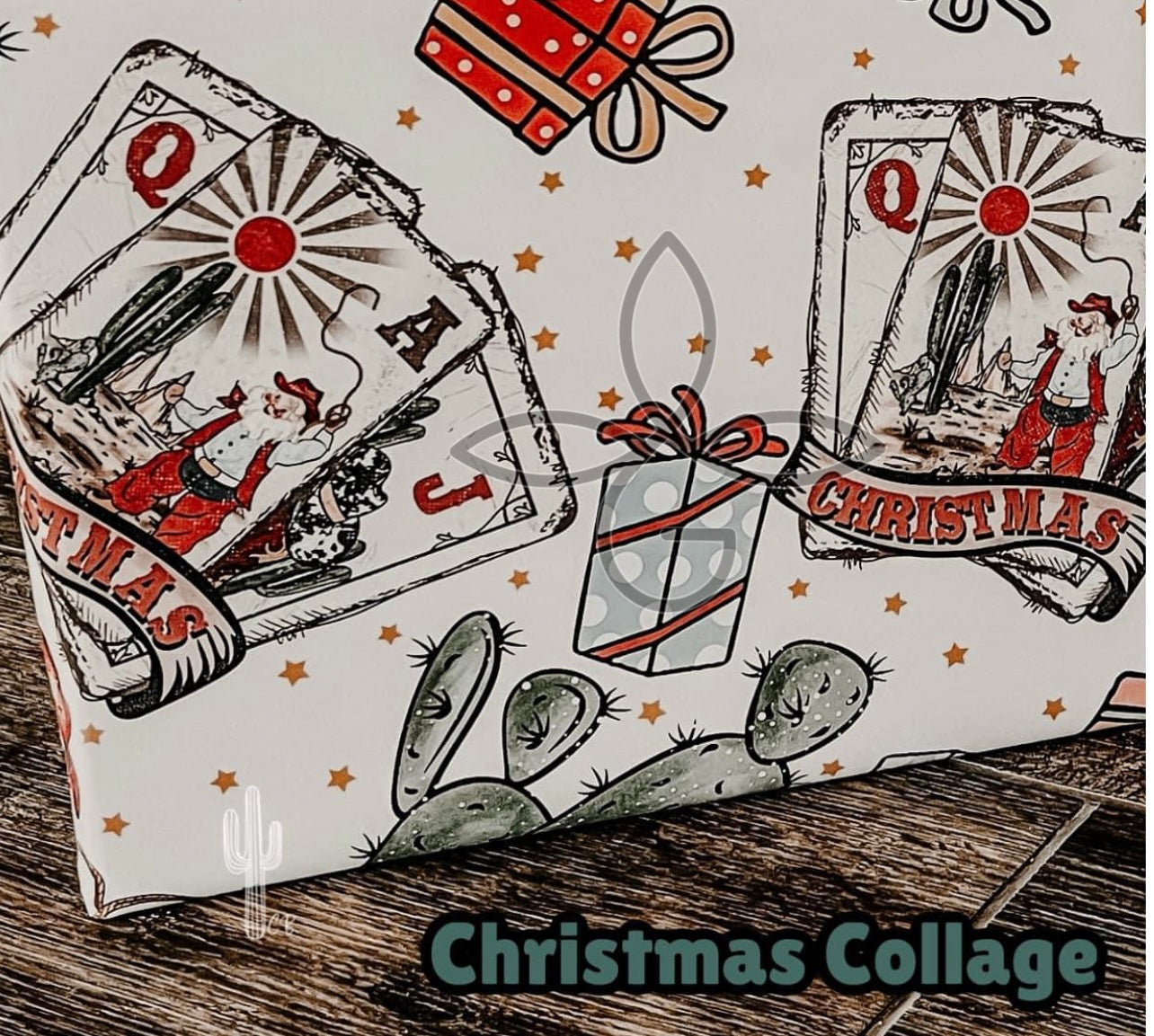 the Western Christmas |Wrapping| Paper