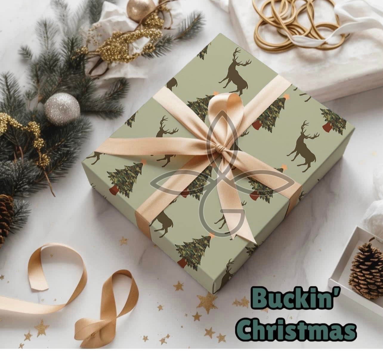 the Western Christmas |Wrapping| Paper