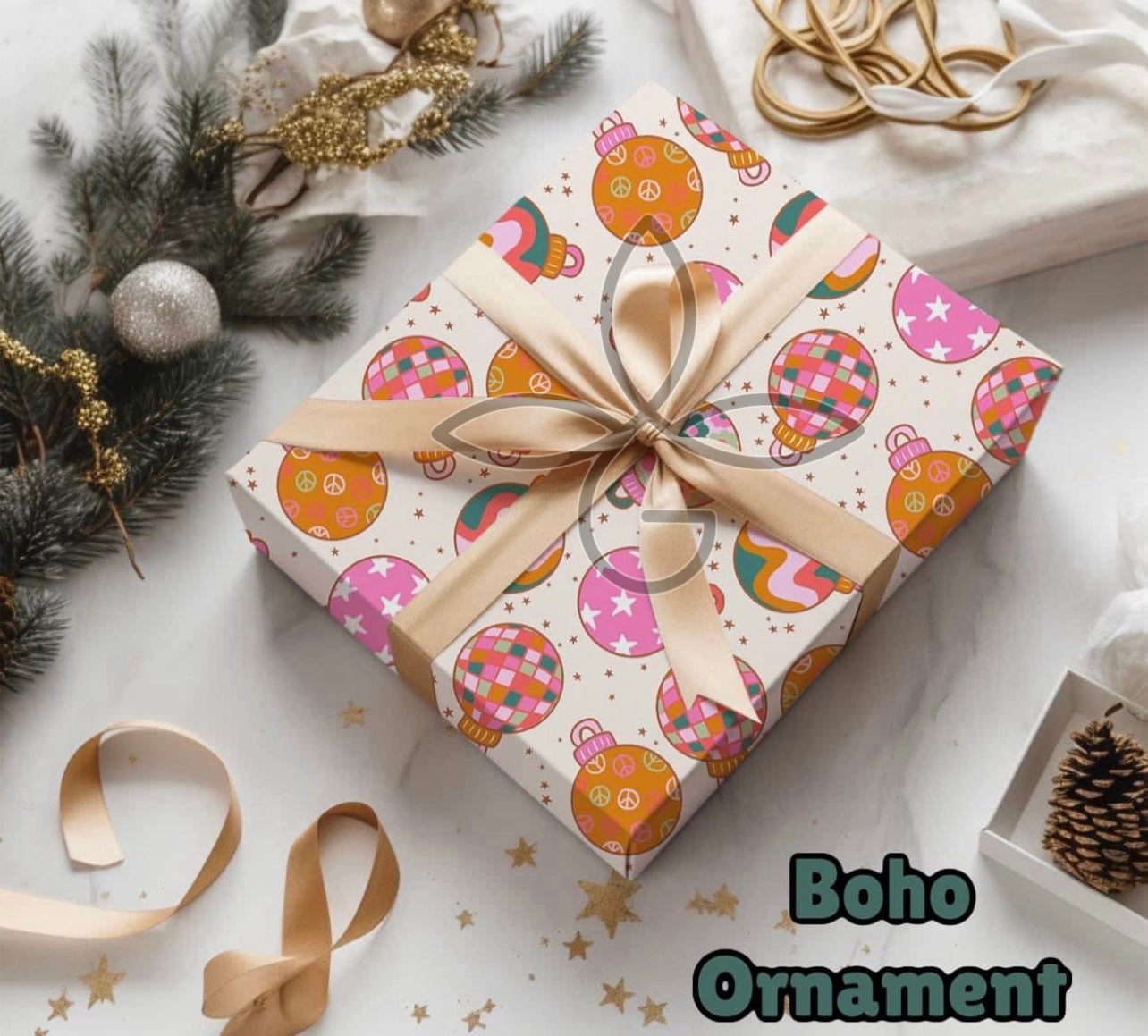 the Western Christmas |Wrapping| Paper