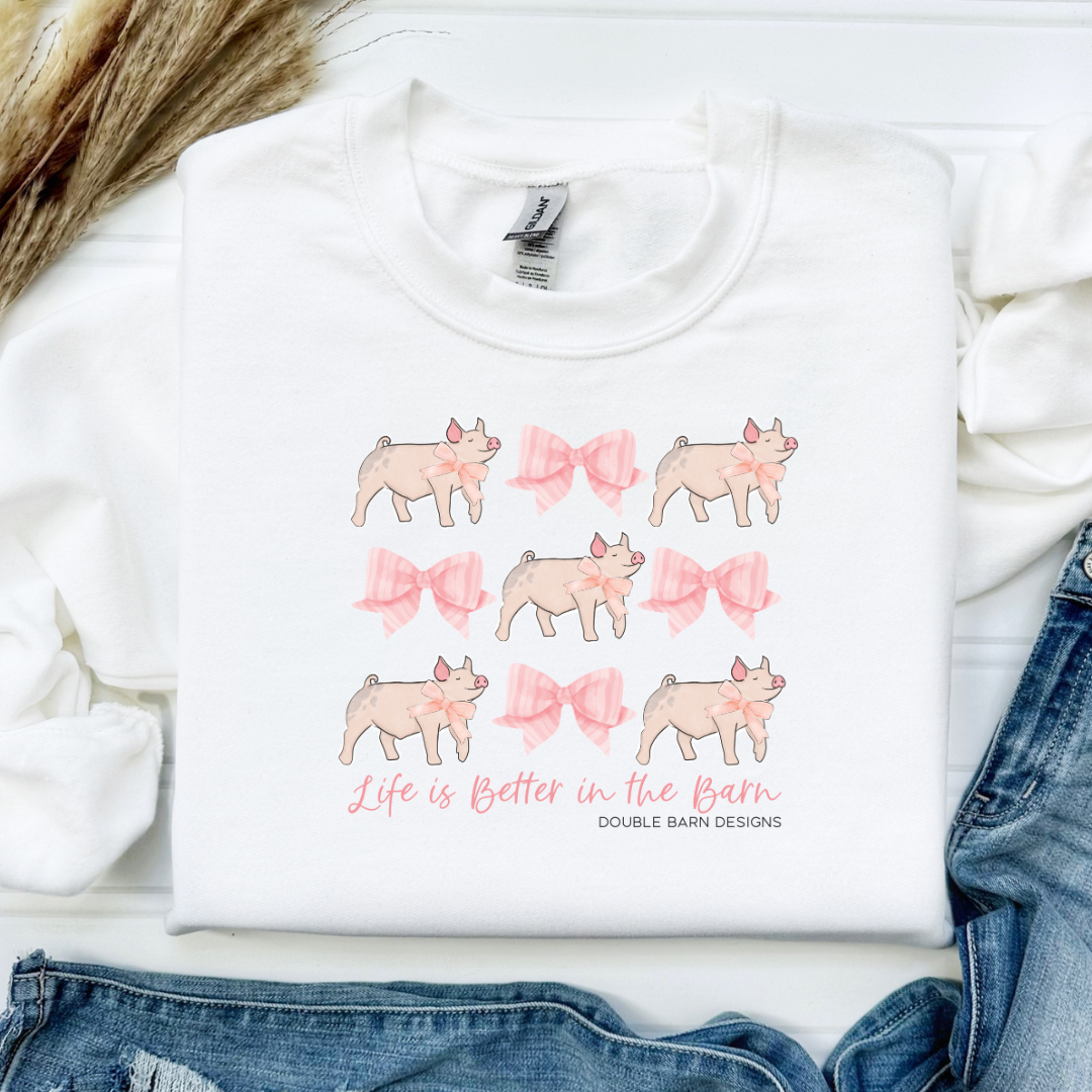 the Life is |Better| in the Barn {Cattle or Pigs} {adults}