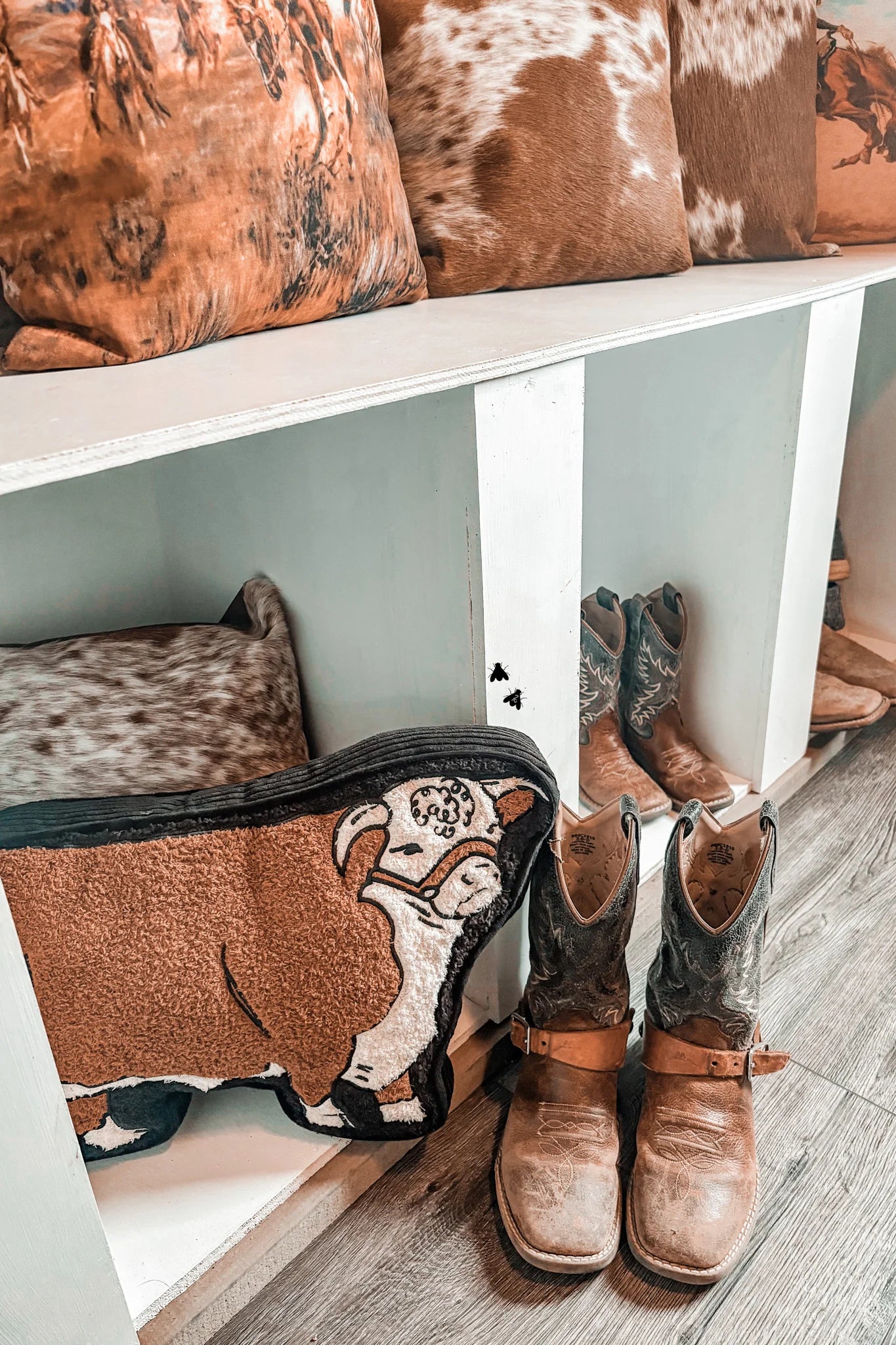 the Cattle |Talk| pillow {hereford}