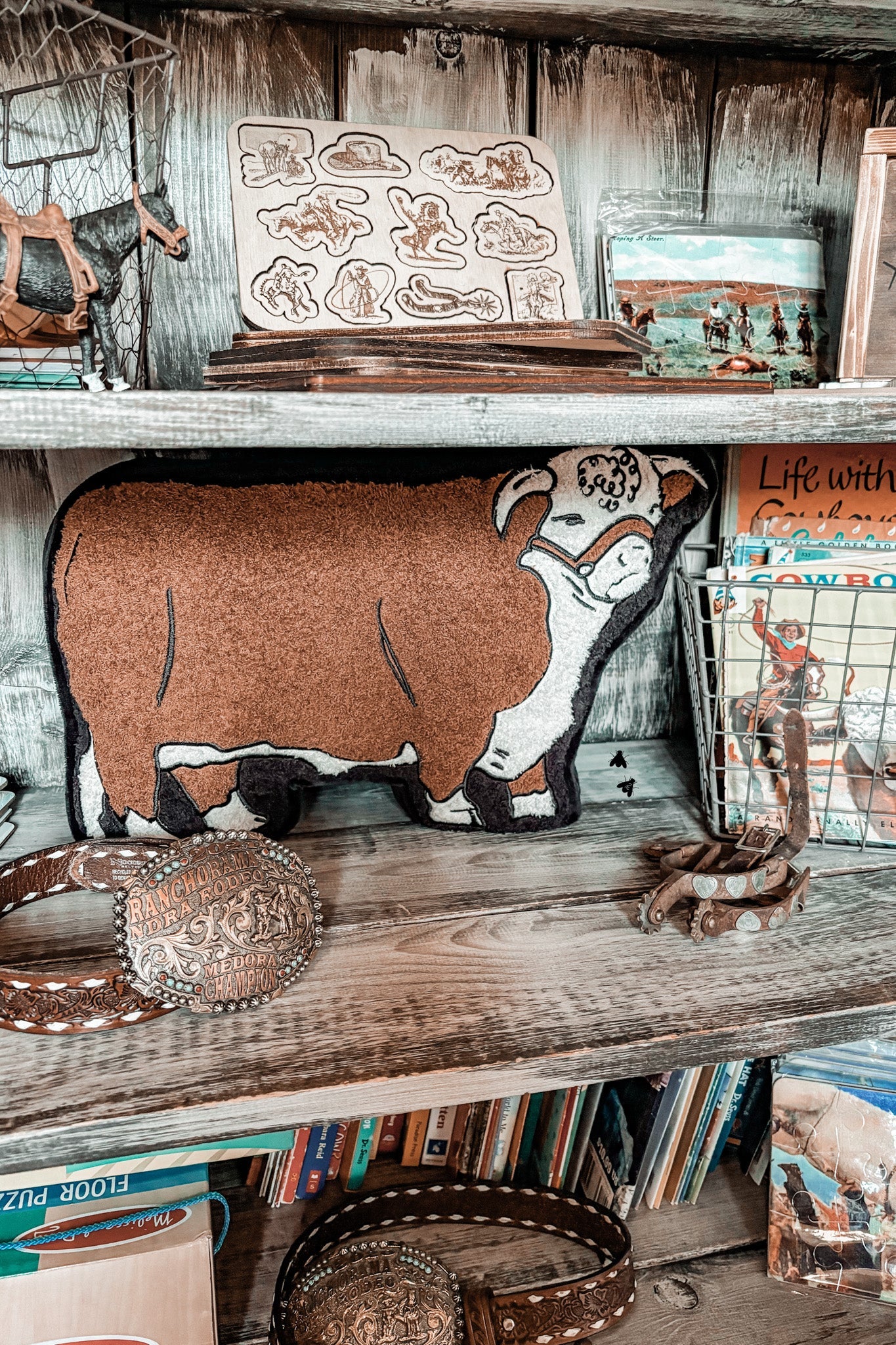 the Cattle |Talk| pillow {hereford}