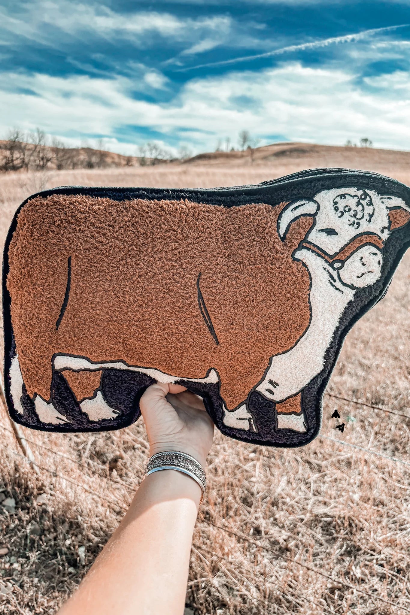 the Cattle |Talk| pillow {hereford}
