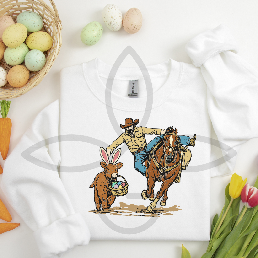 the Easter Rodeo |Cowboy| onesie + tee