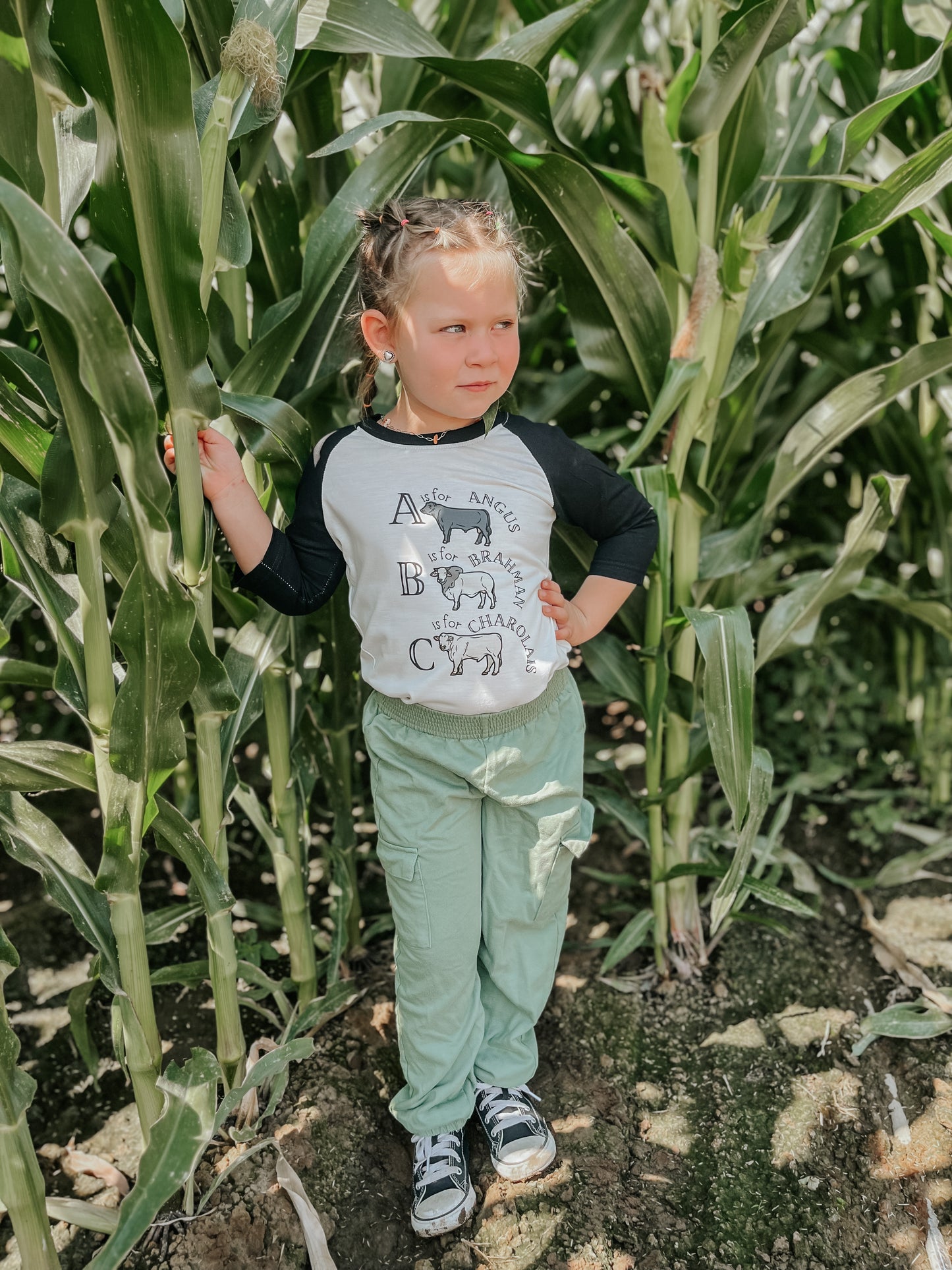the CowKid |ABC's| tee or raglan