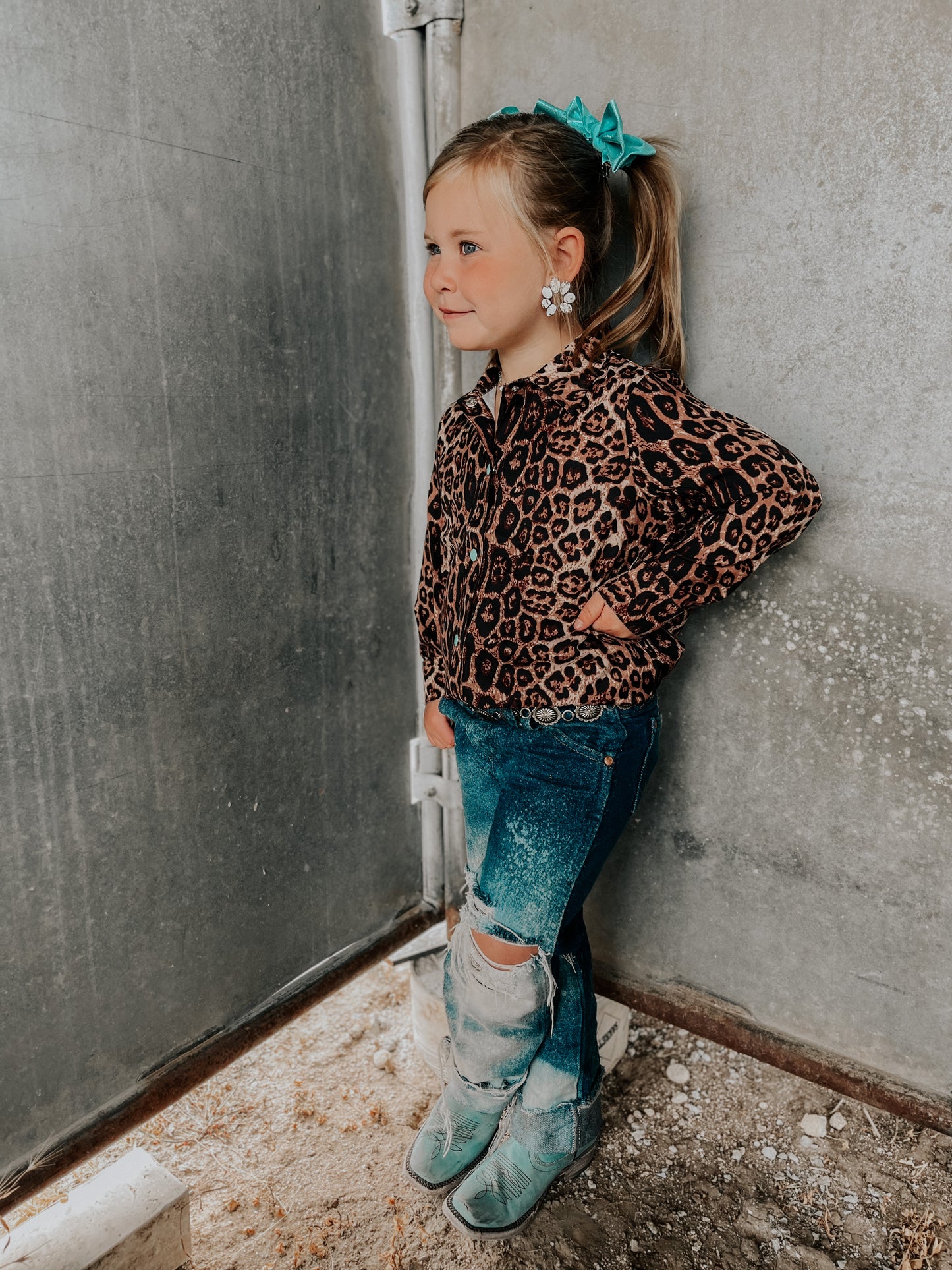 the Lady Luck button up-littles