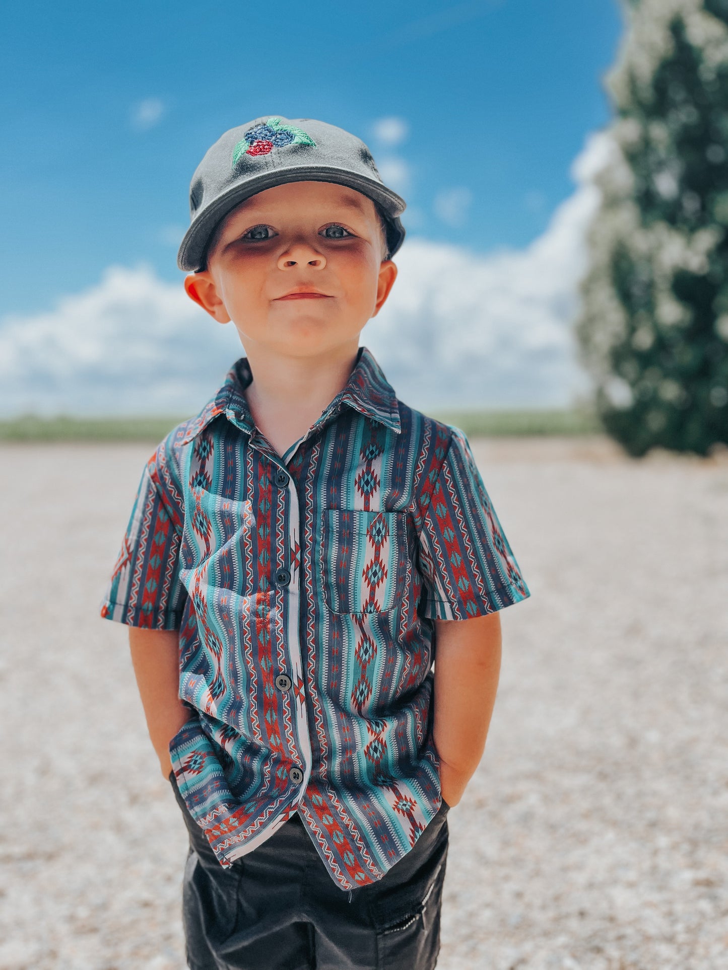 the Western |Feel| Button Up littles