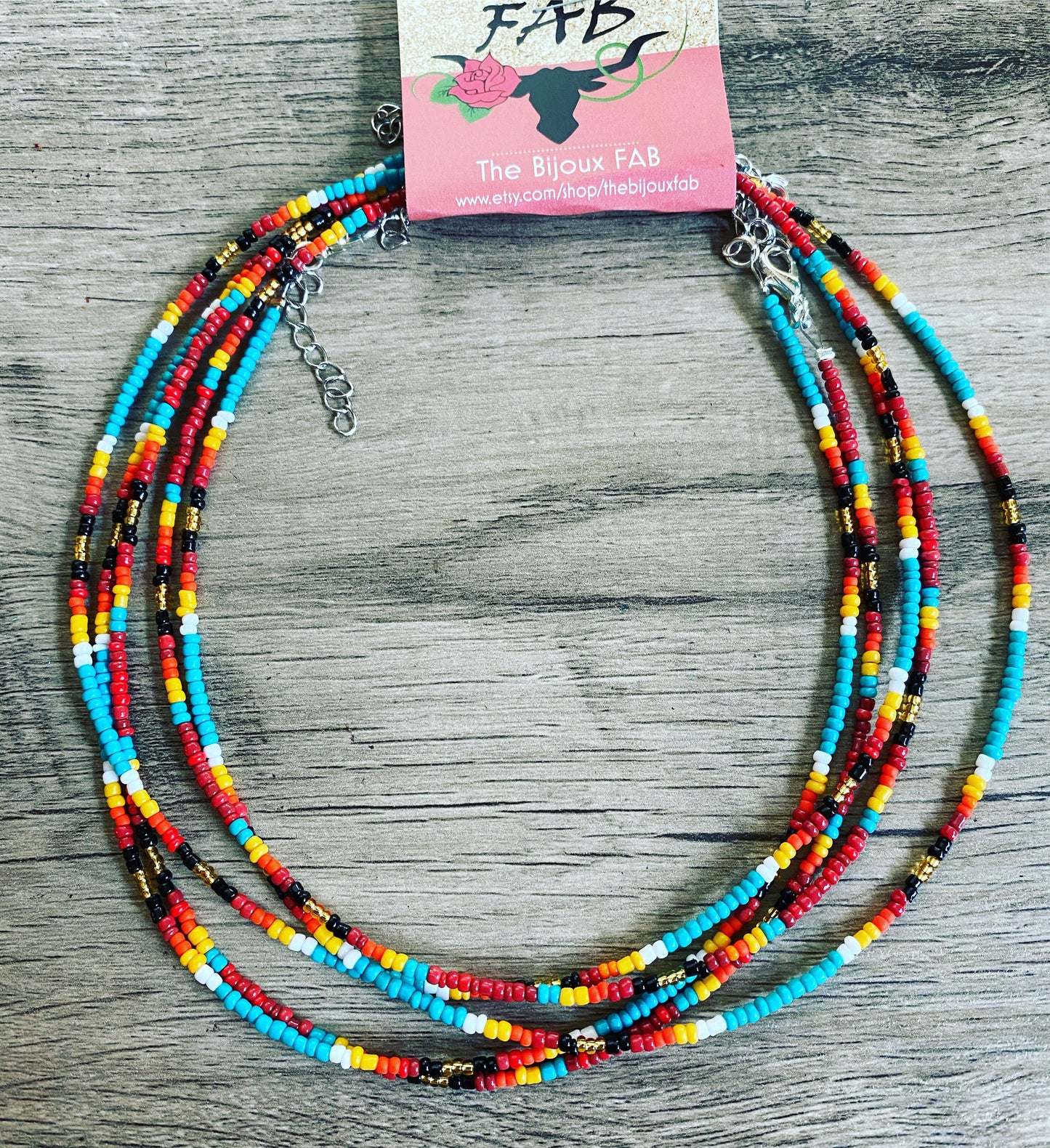 the |Abilene| Serape Necklace {color options} 14"