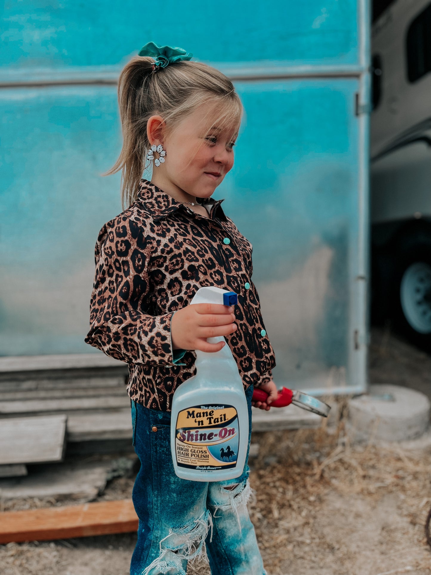 the Lady Luck button up-littles