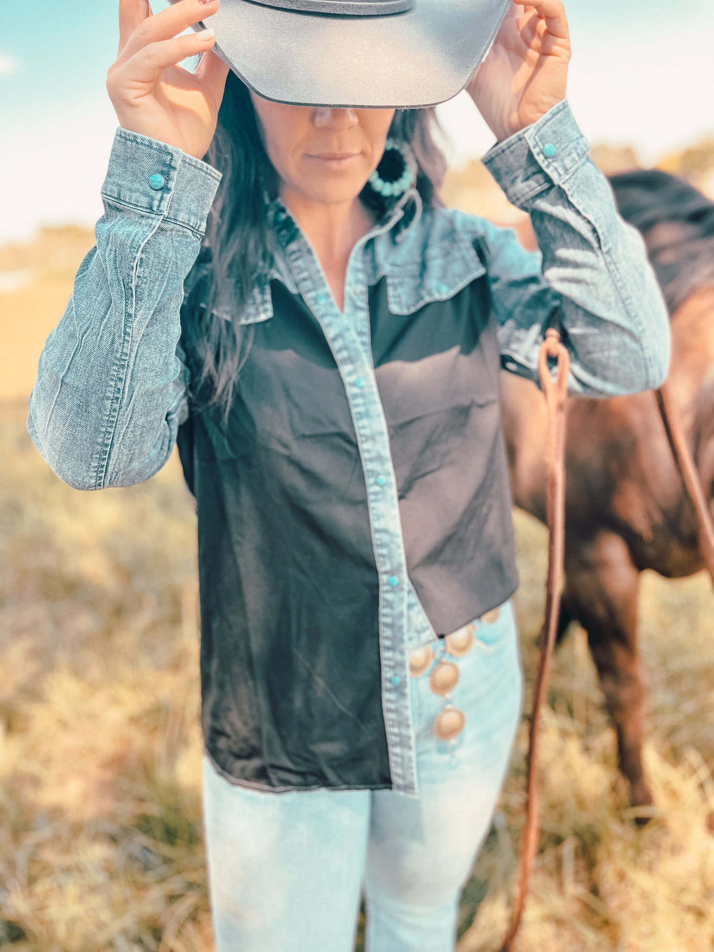 the Denim |Darlin’| button up