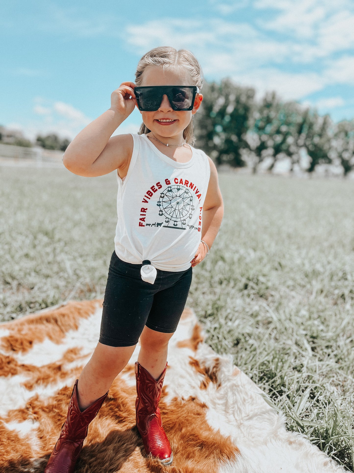 the Fair Vibes + Carnival |Rides| tank or tee