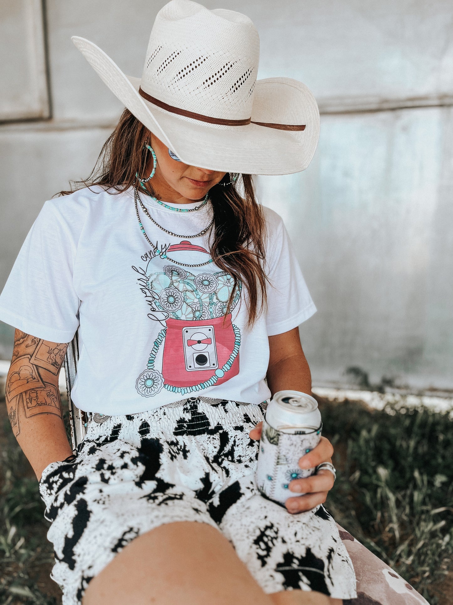 the Color Me |Cowhide| Shorts-ladies