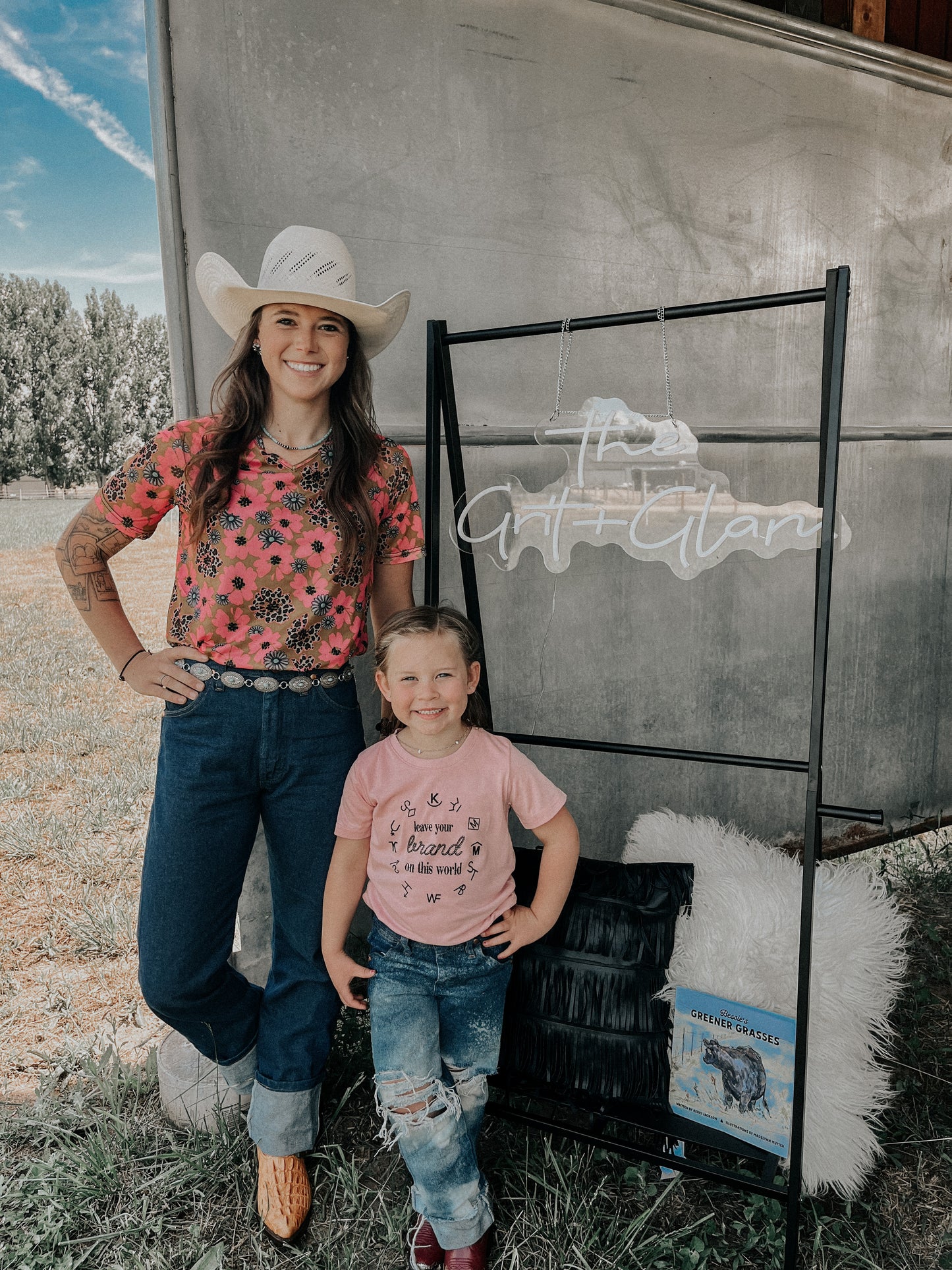 the Leave Your |Brand| on the World littles tee