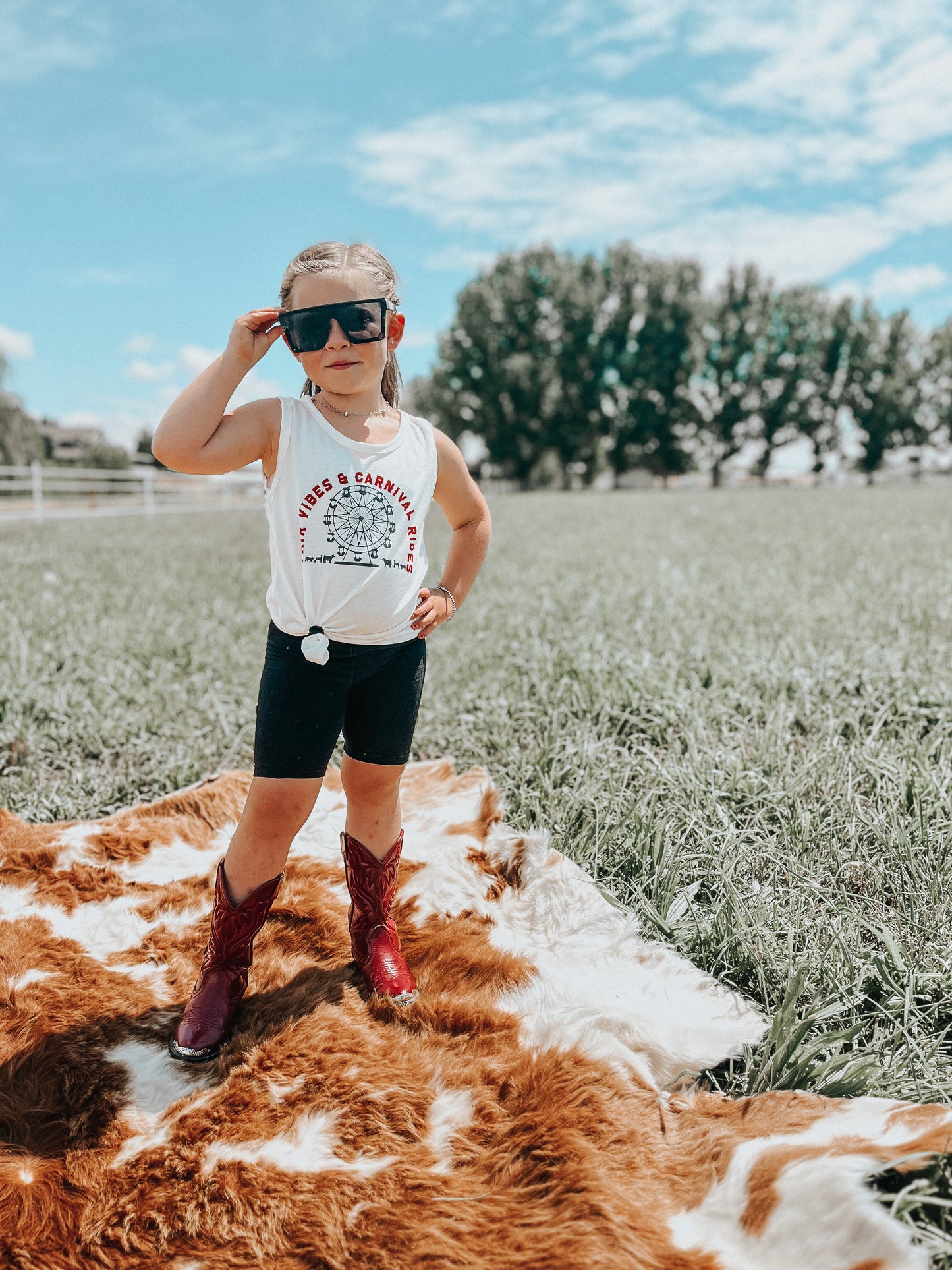 the Fair Vibes + Carnival |Rides| tank or tee