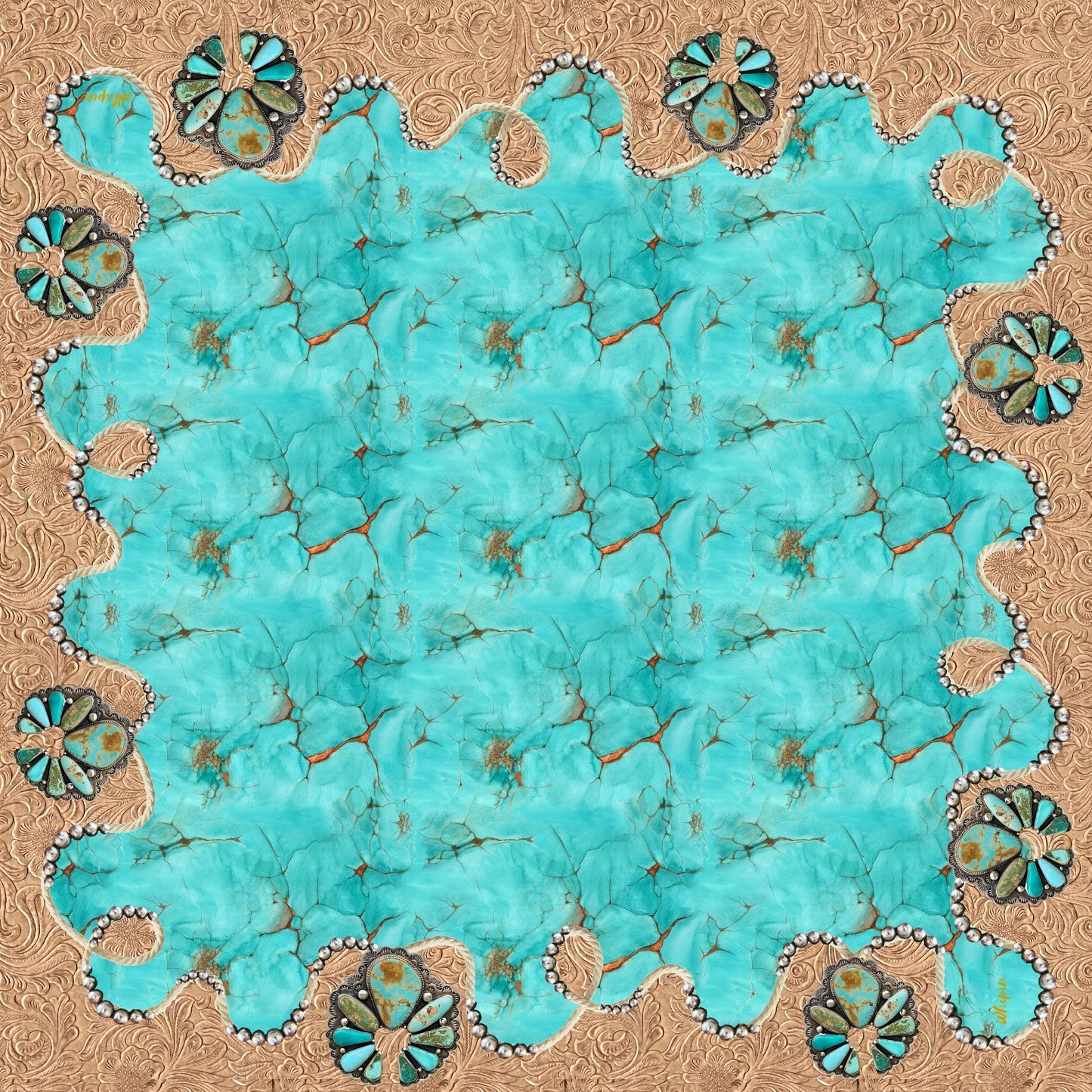 the Triple |Threat| Silk Wild Rag