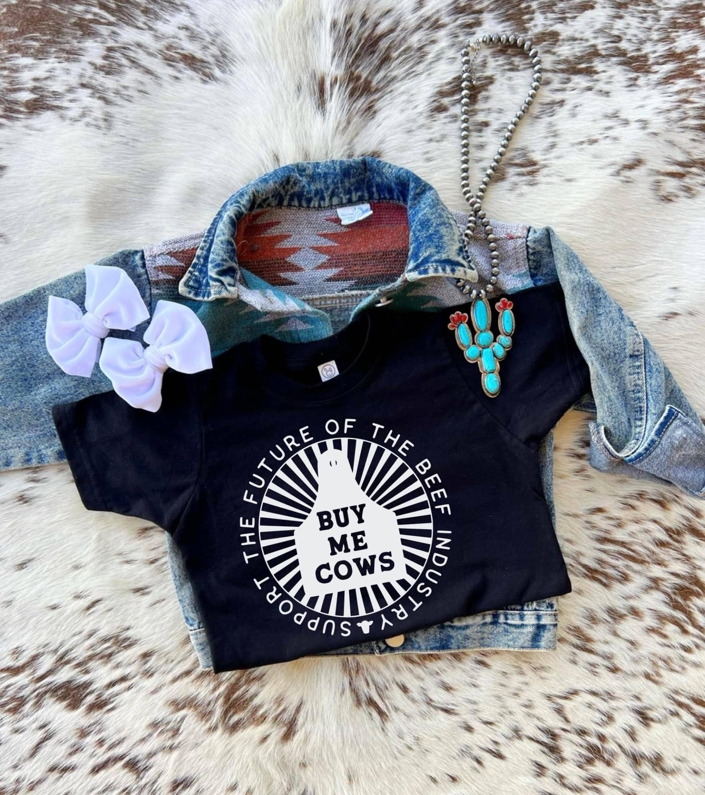 the Buy |Me| Cows littles tee
