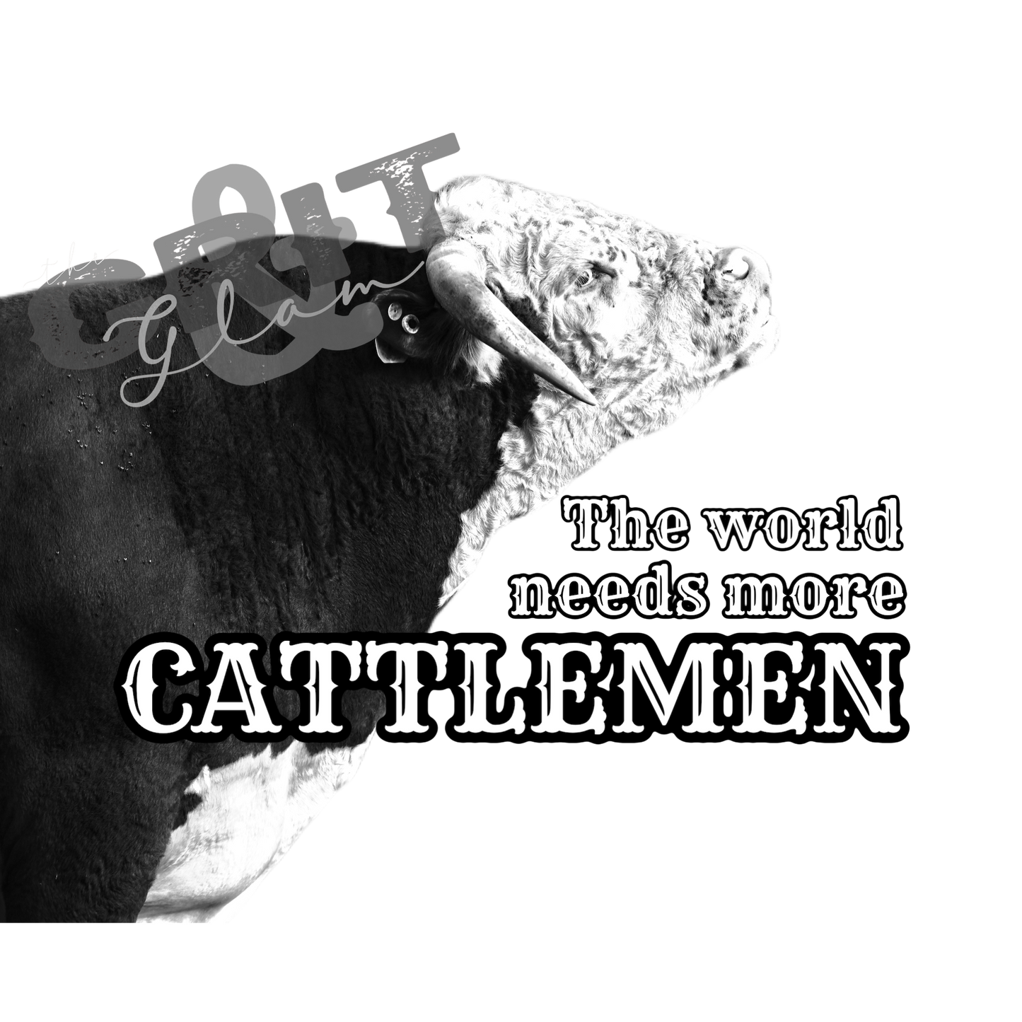 the World Needs |More| Cattlemen onesie + tee