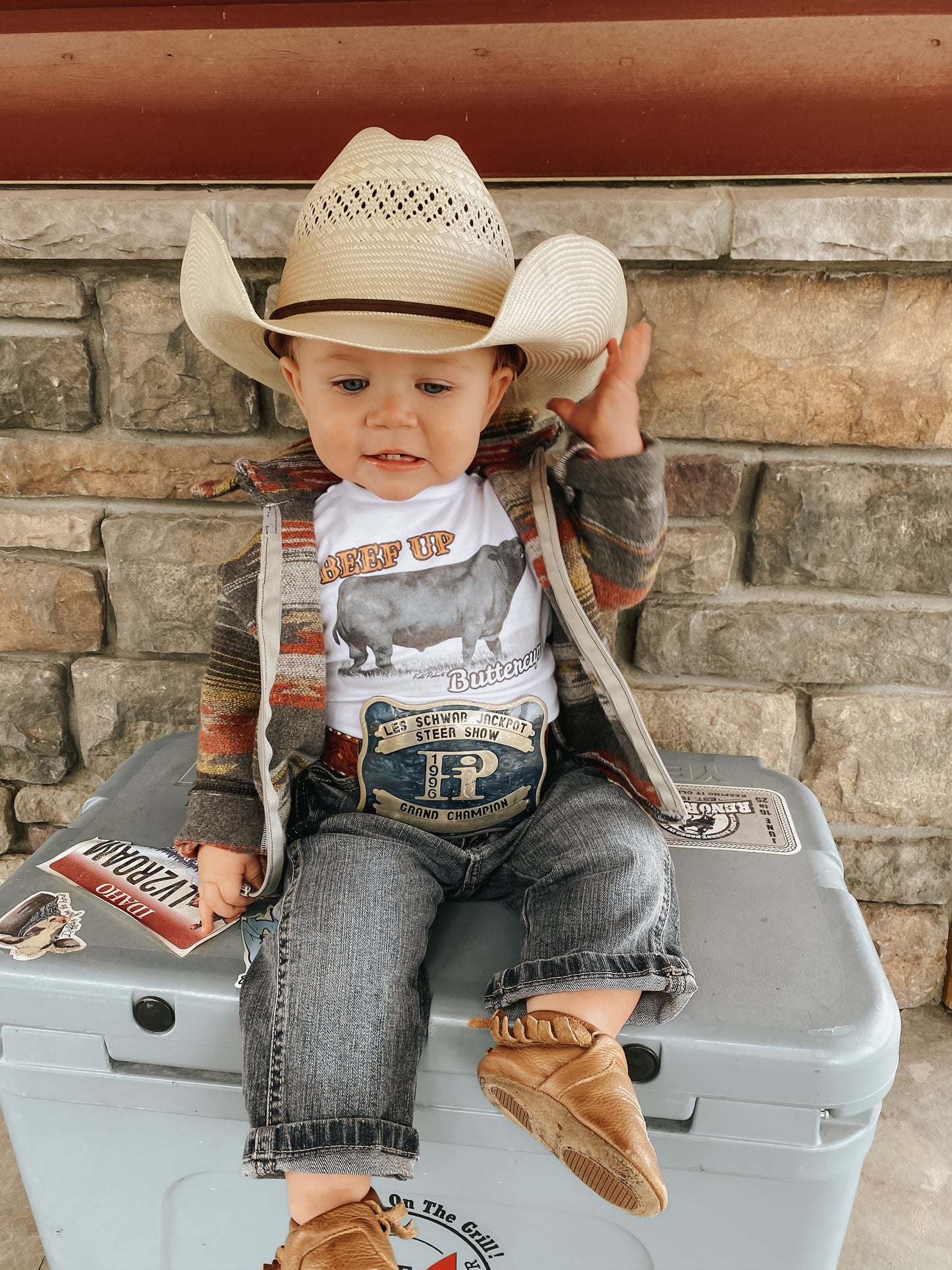 the |Beef Up| Buttercup onesie + tee