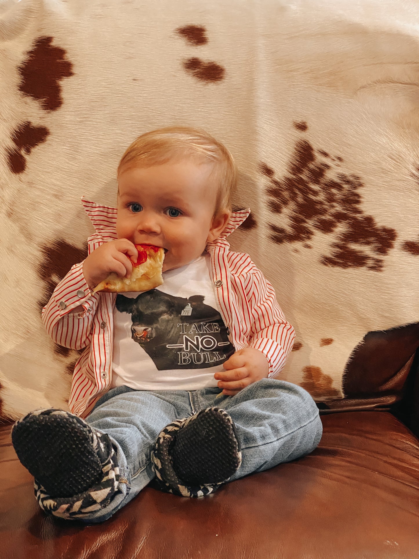 the Take |No| Bull onesie + tee