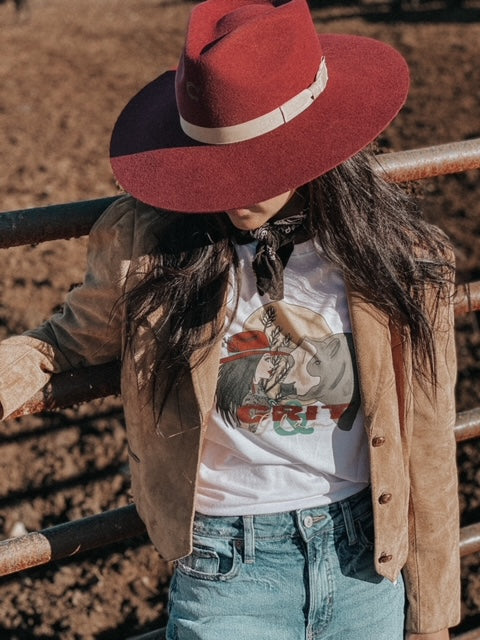 the Original |Grit+Glam| logo ladies tee