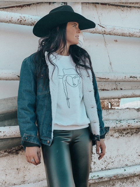 the |Leah| crewneck