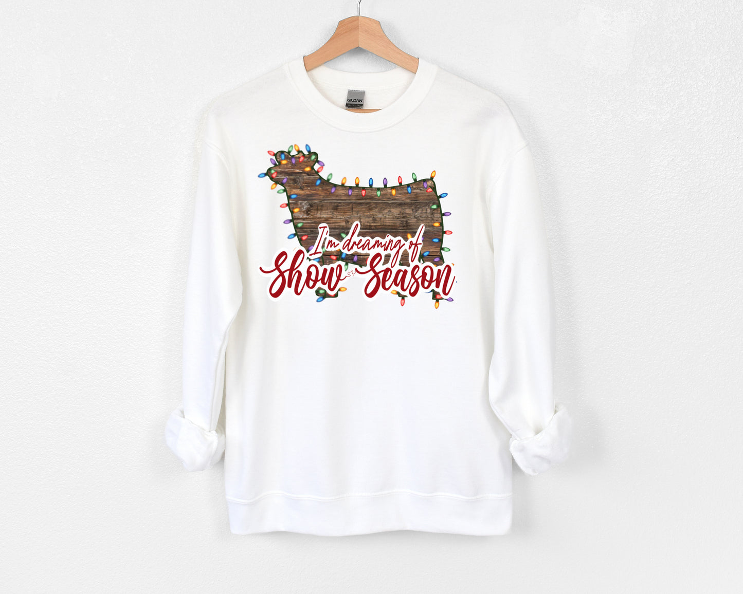 the Dreaming of |Show Season| raglan