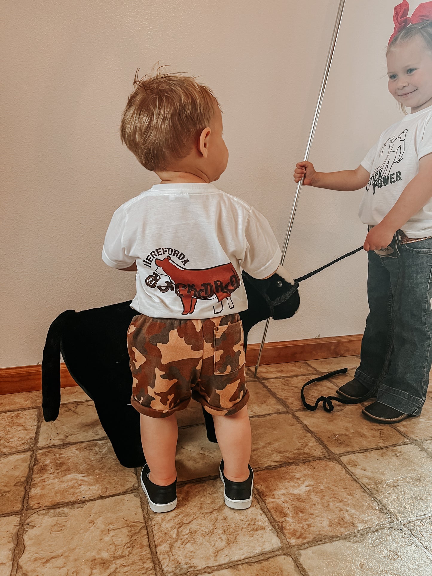 the Hereforda |Backdrop| onesie + tee