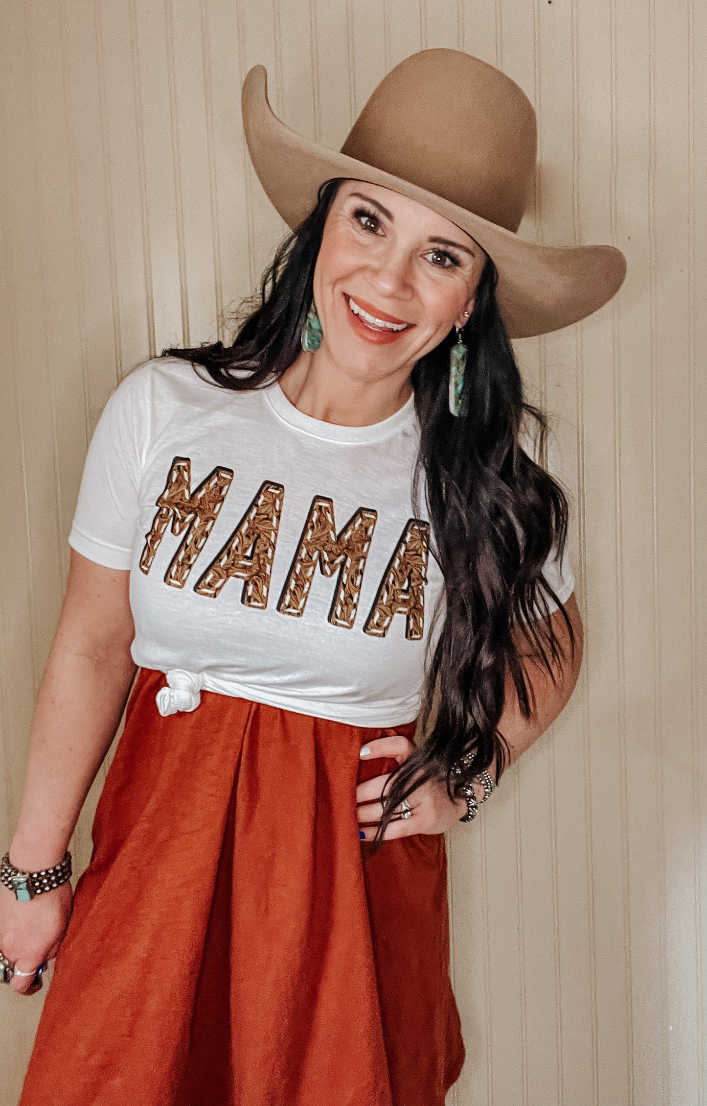 the Tooled |Mama| ladies tee