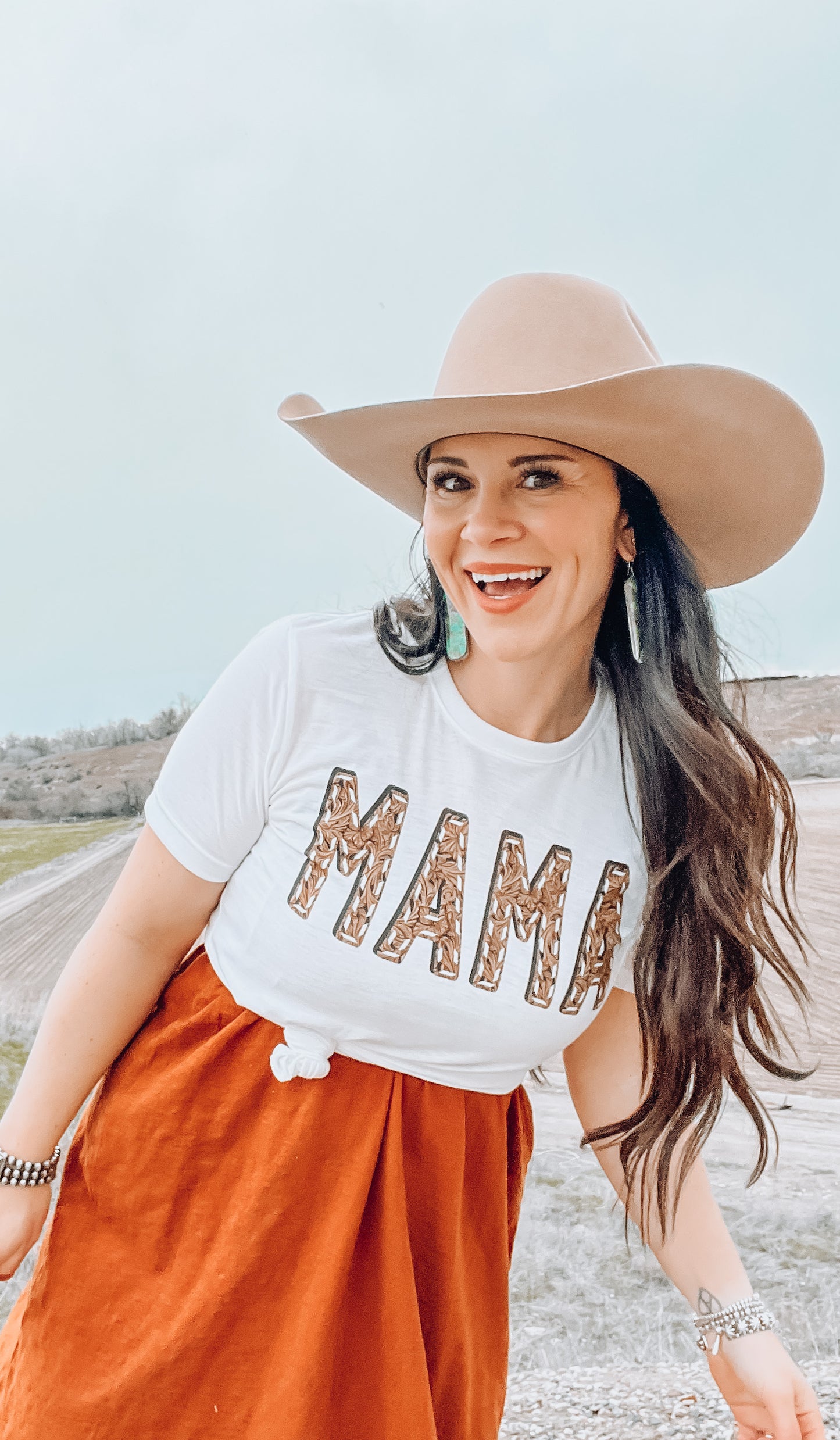 the Tooled |Mama| ladies tee