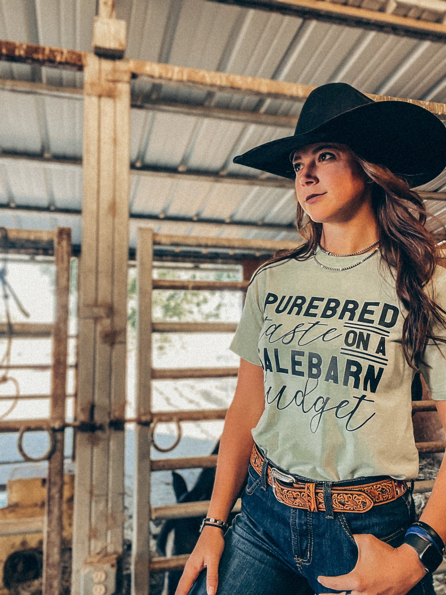 the Purebred |Taste| ladies sage tee