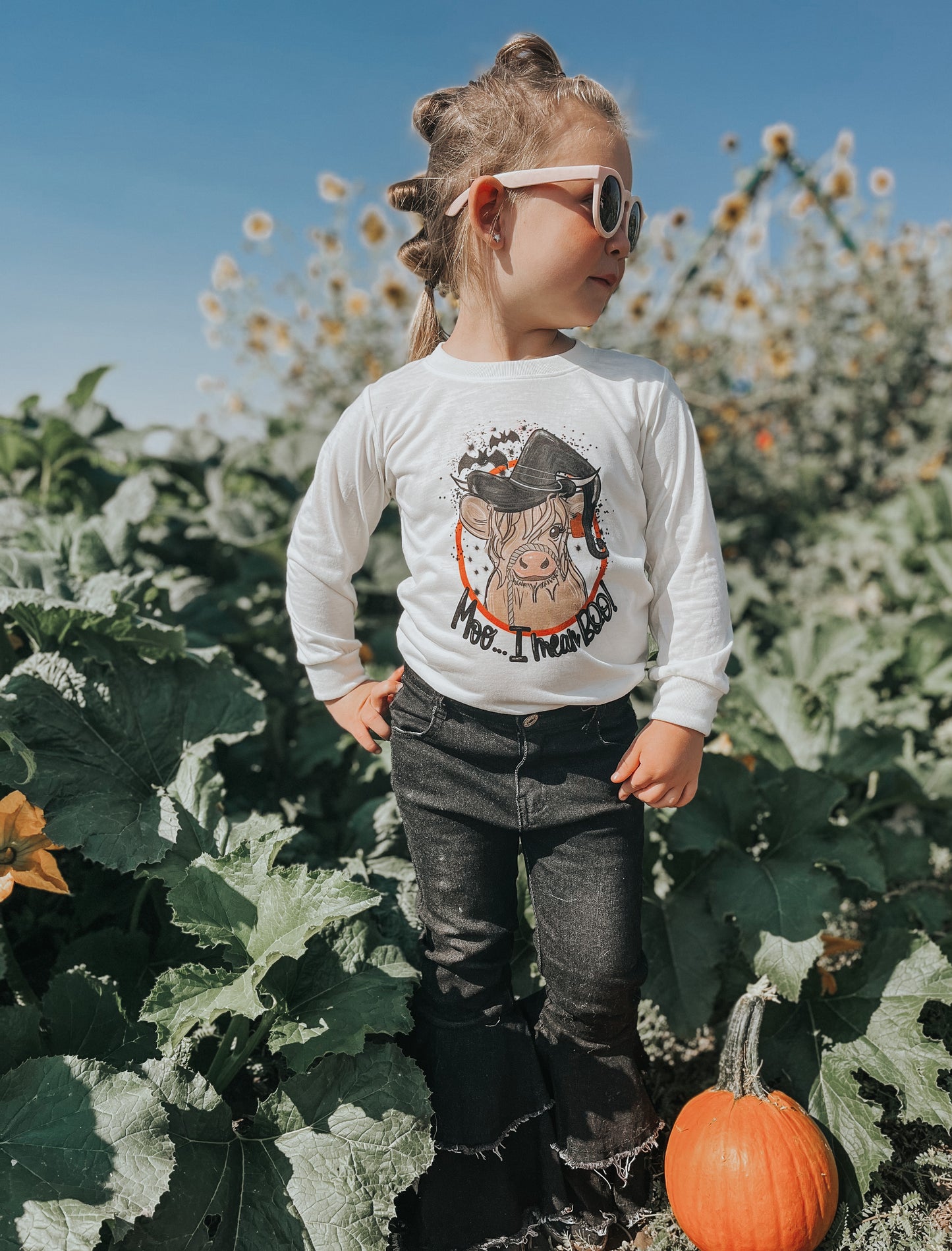 the Moo, I Mean |BOO| onesie + tee (short or long sleeved)