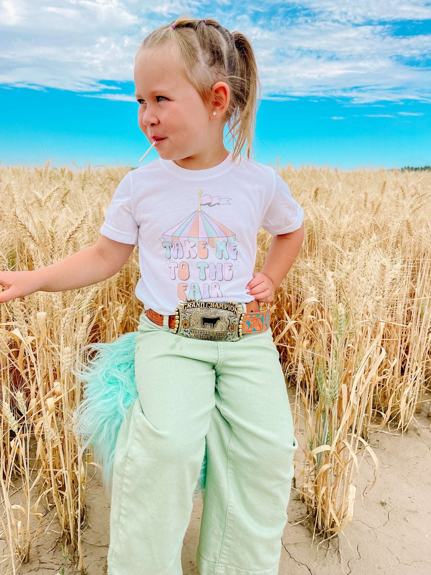 the Take me to the |Fair| ladies tee
