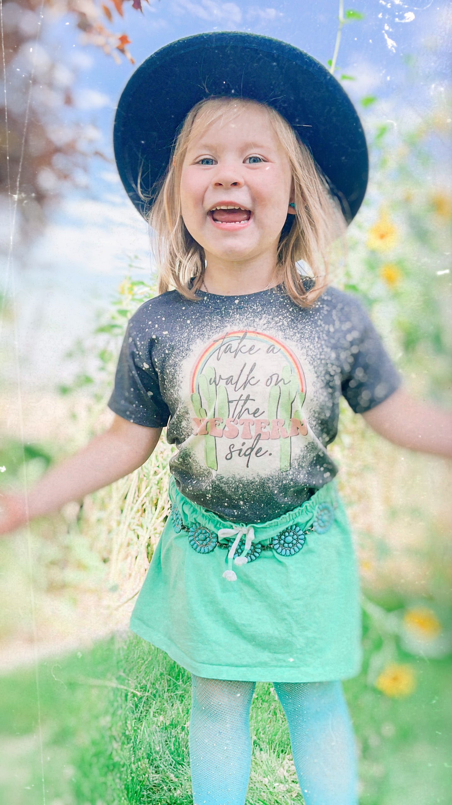 the Take a Walk on the |Western| Side bleached tee