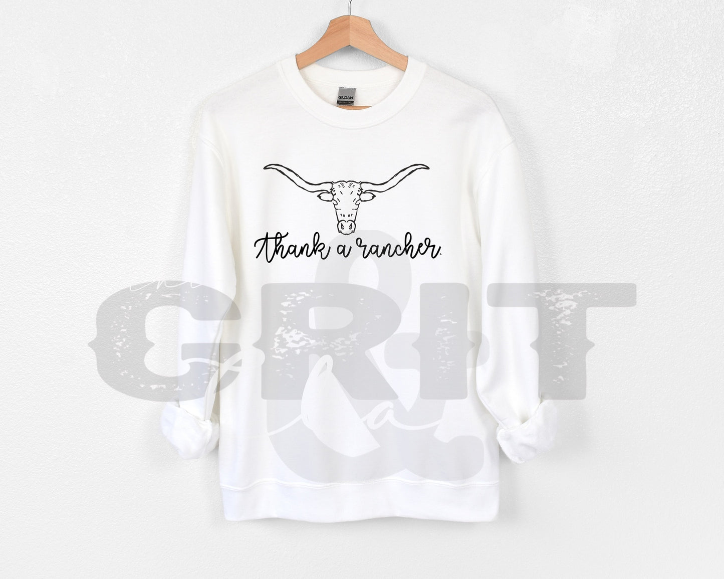the Thank a |Rancher| onesie + tee (options)