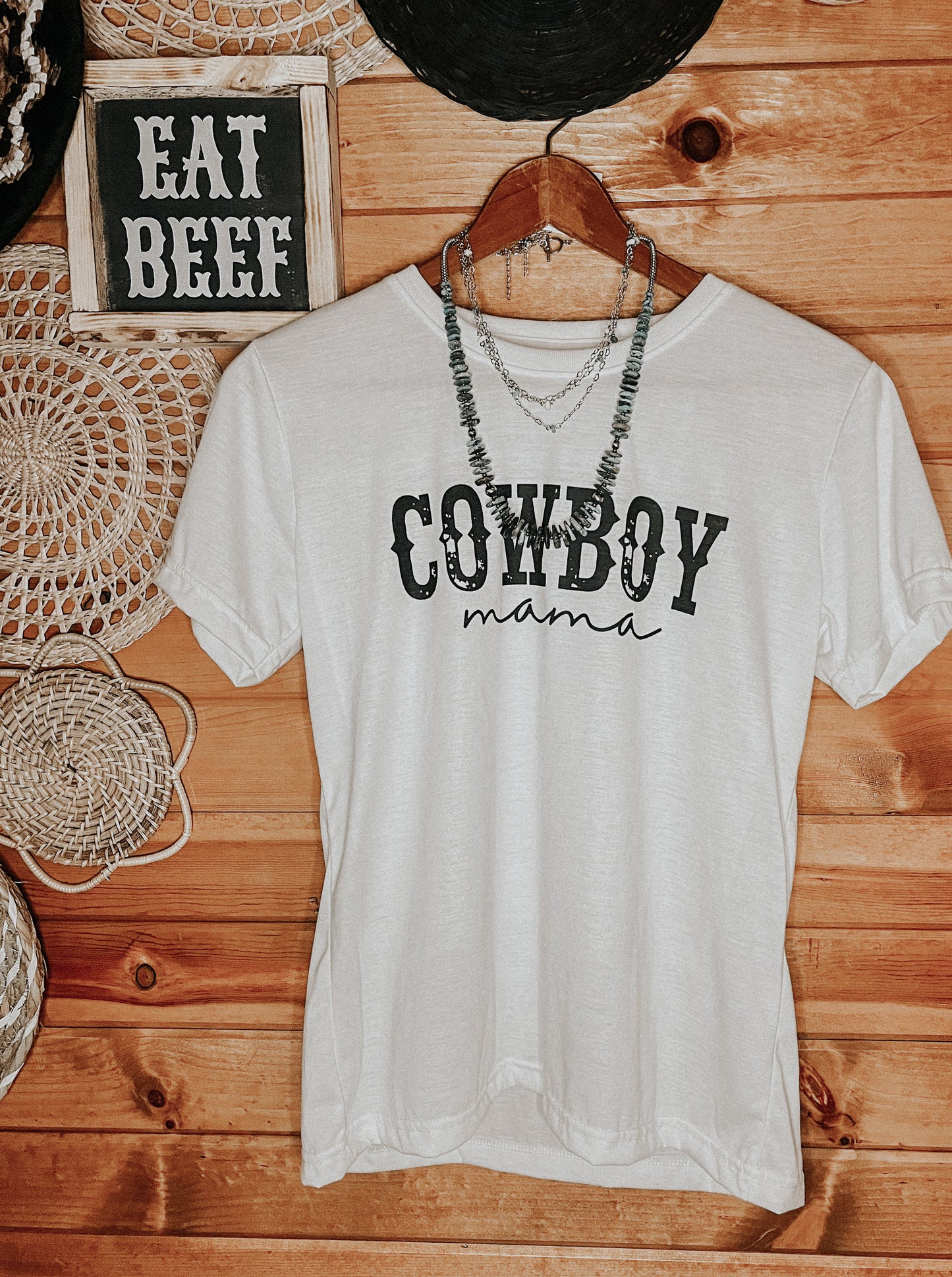 the Cowboy |Mama| ladies tee