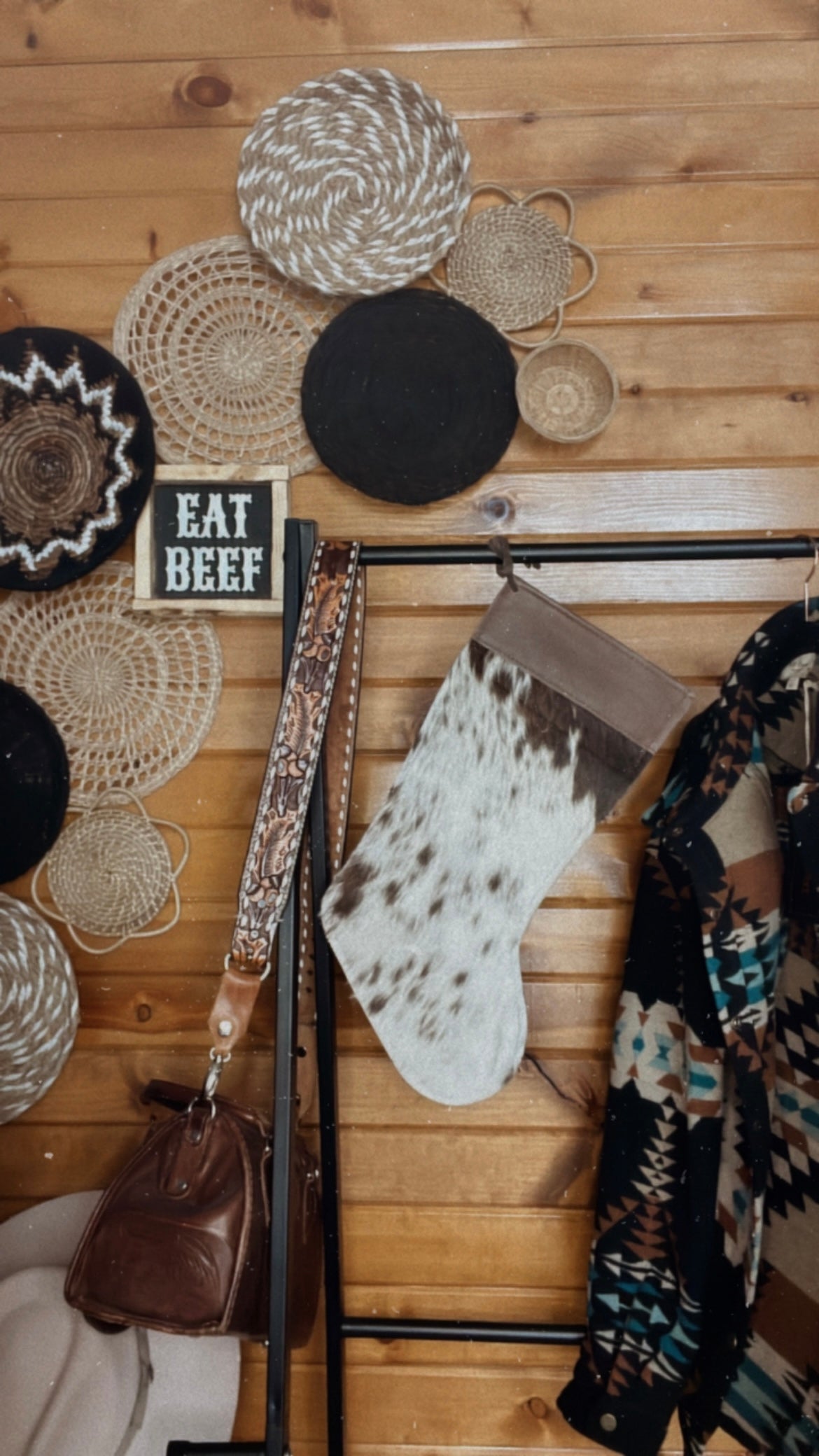 the Cowhide |Christmas| Stocking