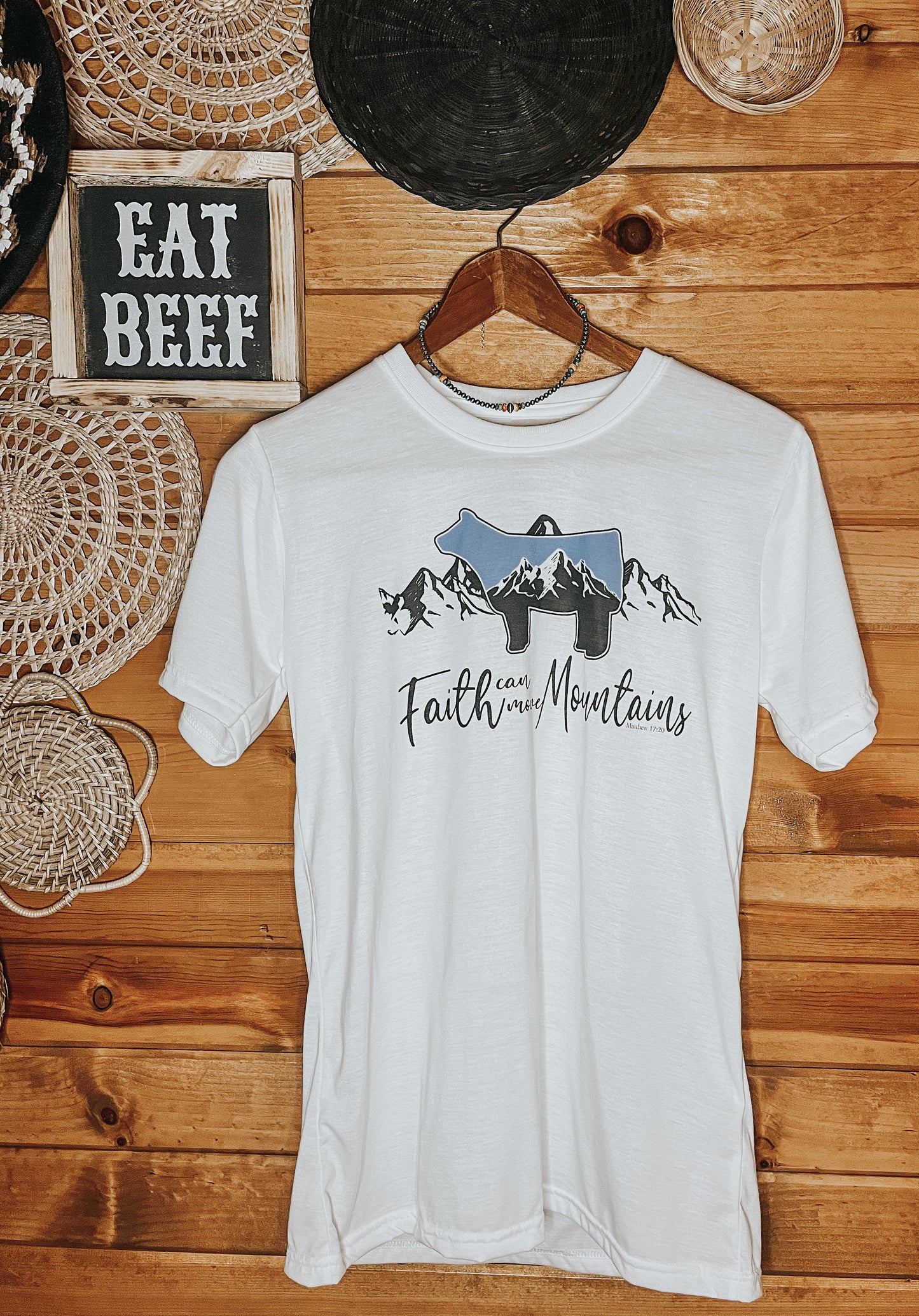 the Faith Can |Move| Mountains onesie + tee