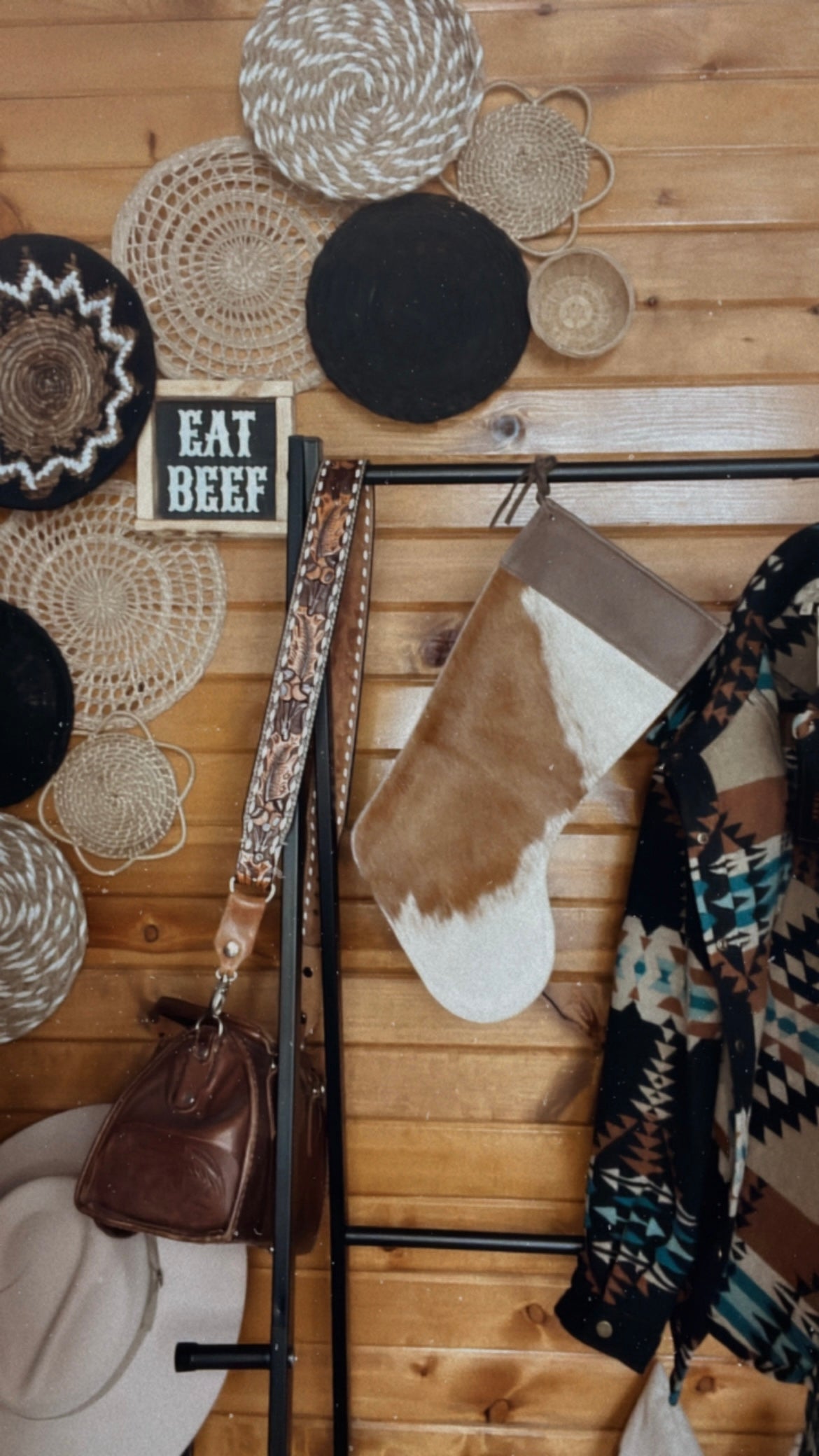 the Cowhide |Christmas| Stocking